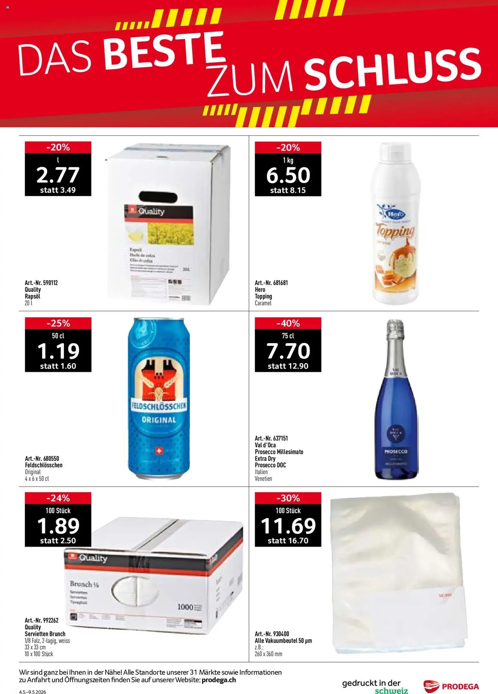 Prodega aktionen - Gültiger Prospekt ab 04.05.2026, Seite 44 von insgesamt 44