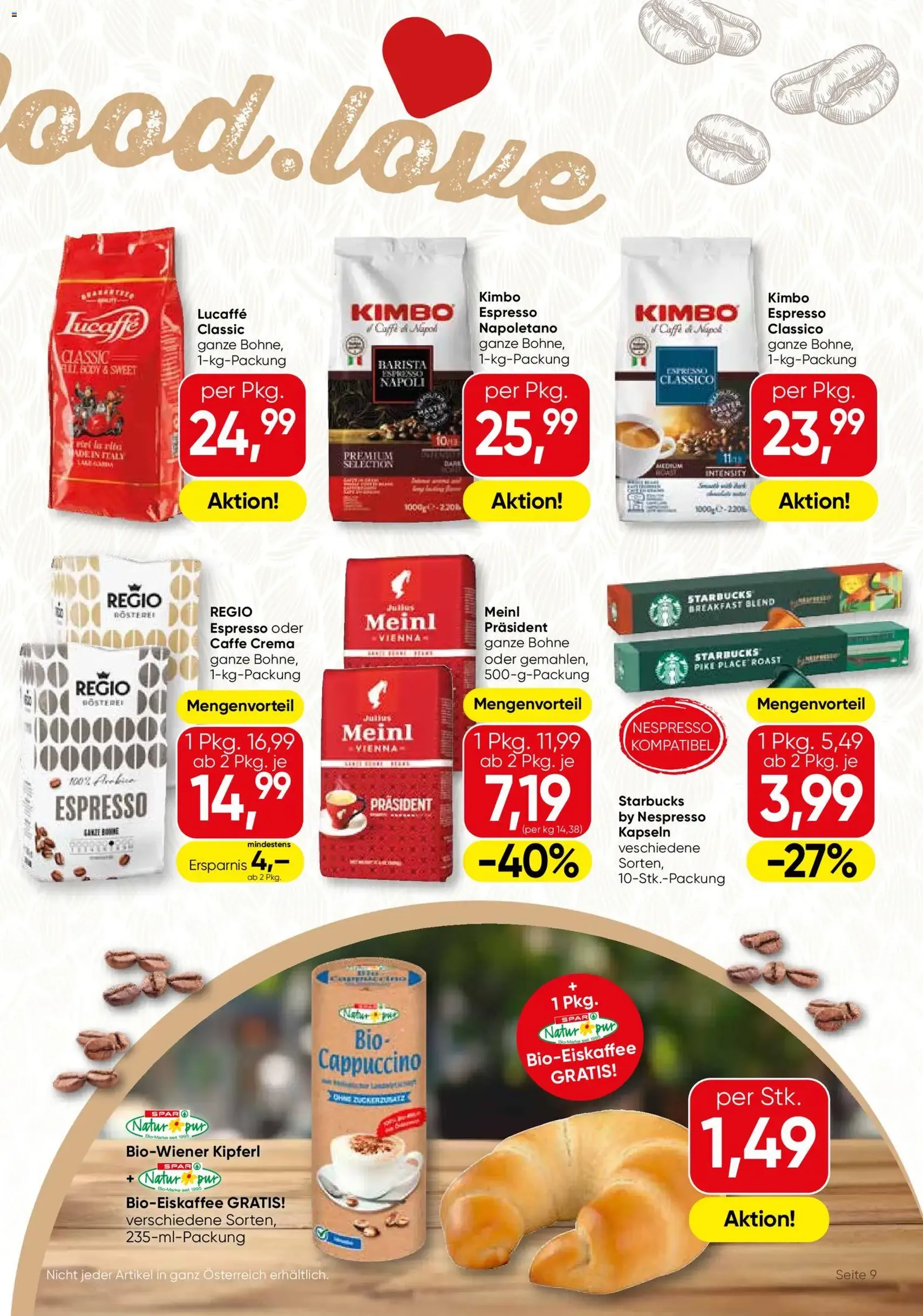SPAR Gourmet Flugblatt - Gültiger Prospekt ab 21.05.2026, Seite 9 von insgesamt 12