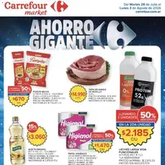 Vista previa del folleto Carrefour Market catálogo válido desde 28/07/2026