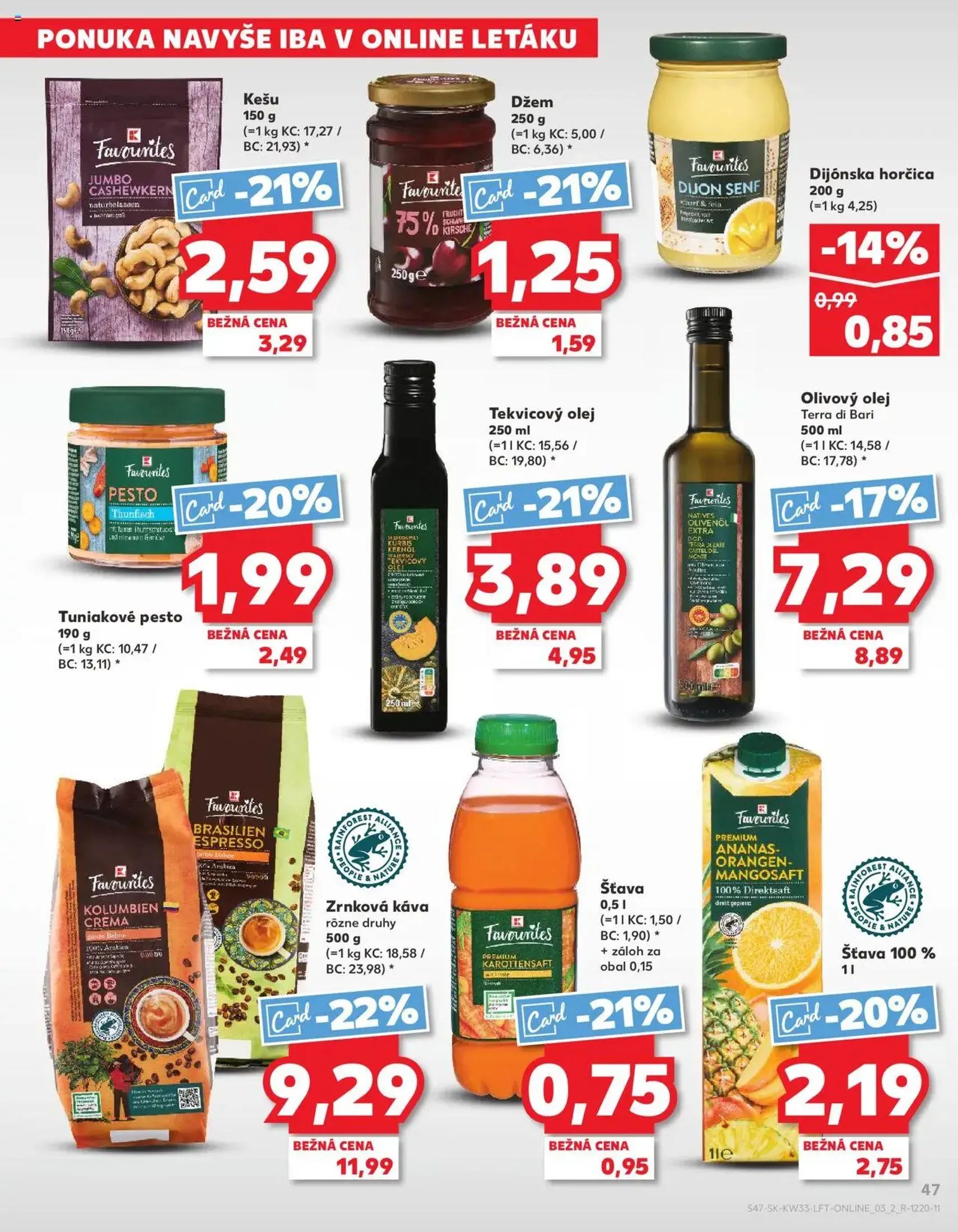 Kaufland Bratislava-Dúbravka - platný leták od 14.08.2025 strana 47 z 76
