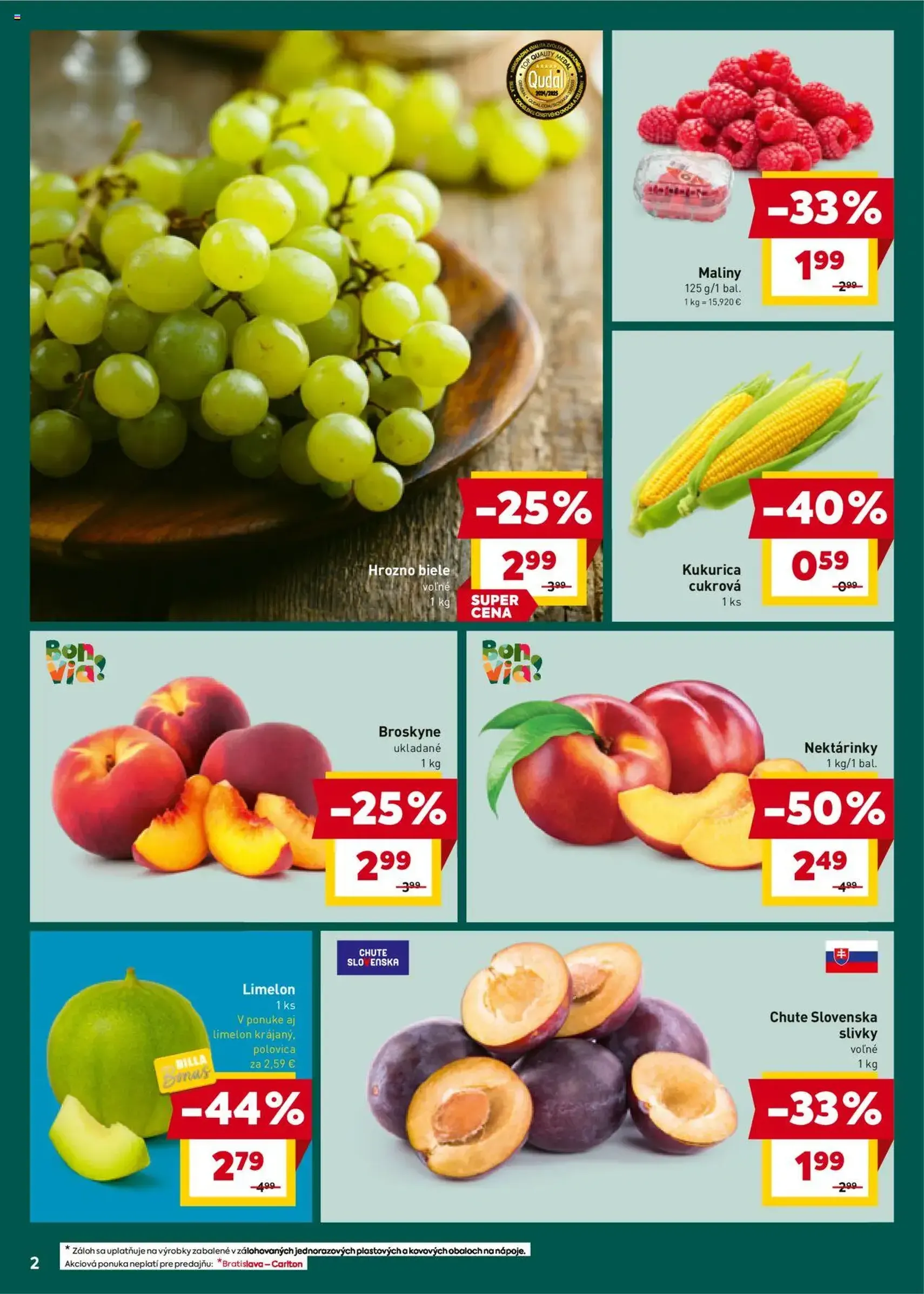 Billa leták - platný leták od 23.07.2025 strana 2 z 23 Billa leták - platný leták od 23.07.2025 strana 2 z 23