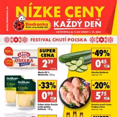 Biedronka leták - náhľad letáku platný od 25.09.2025