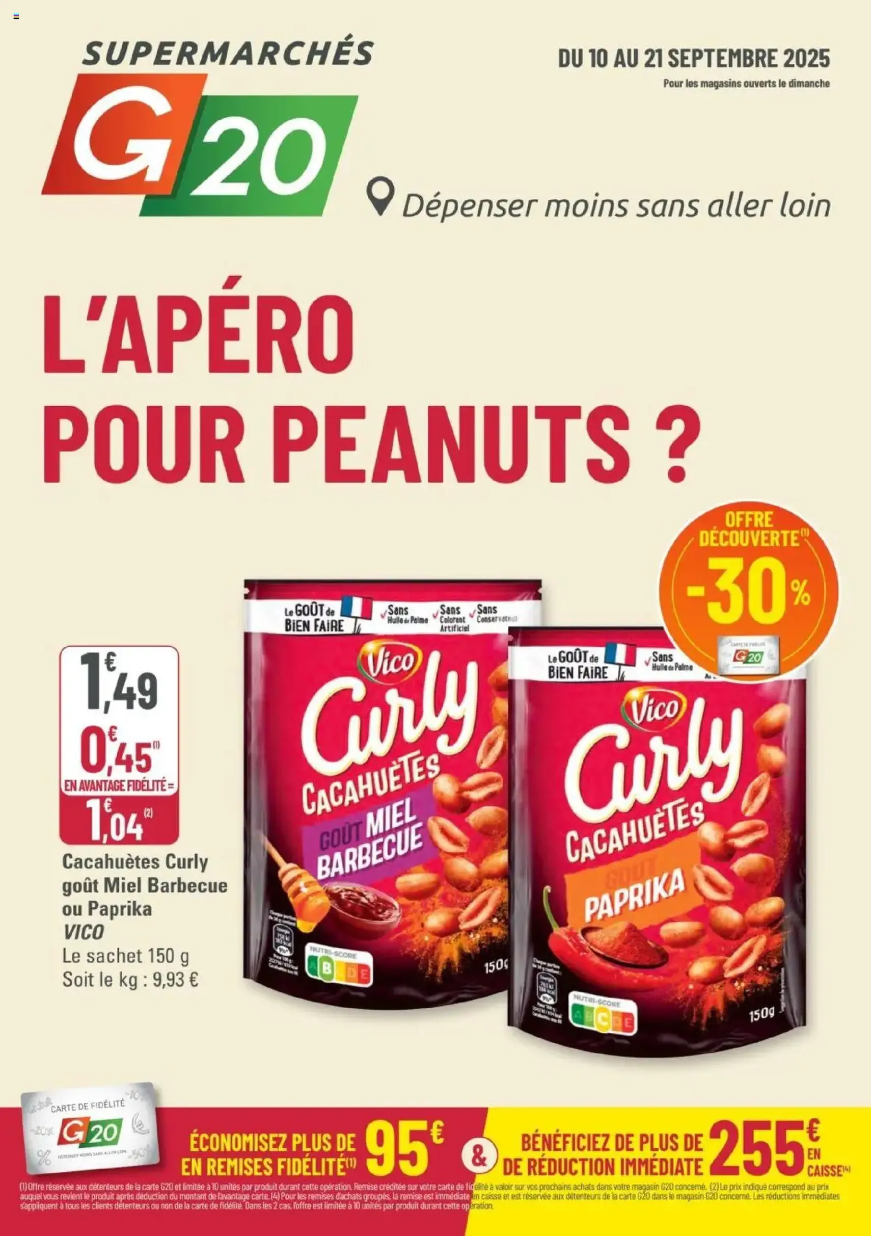 G20 Supermarchés catalogue - brochure valable à partir du 10/09/2025, page 1 sur 20 G20 Supermarchés catalogue - brochure valable à partir du 10/09/2025, page 1 sur 20
