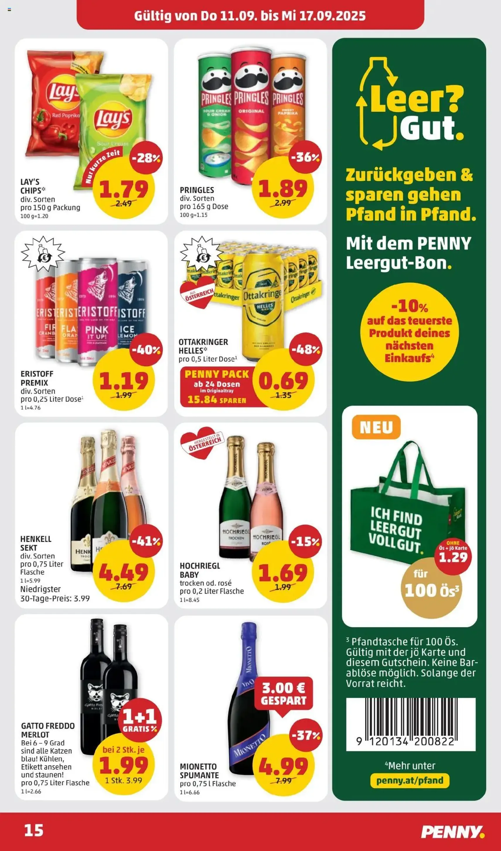 Penny Markt Flugblatt - Gültiger Prospekt ab 11.09.2025, Seite 15 von insgesamt 28 Penny Markt Flugblatt - Gültiger Prospekt ab 11.09.2025, Seite 15 von insgesamt 28