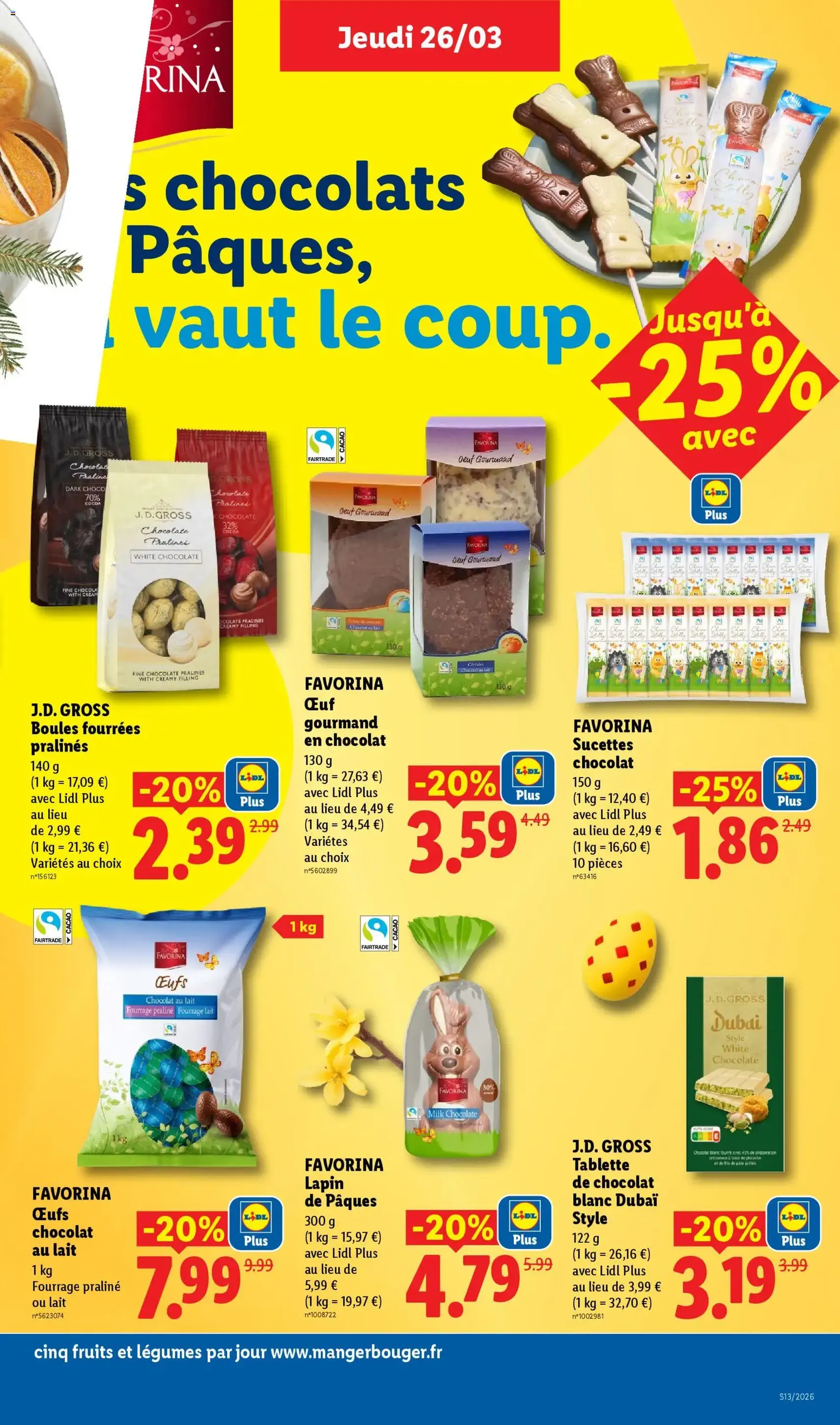 LIDL catalogue semaine 13 - brochure valable à partir du 26/03/2026, page 21 sur 76