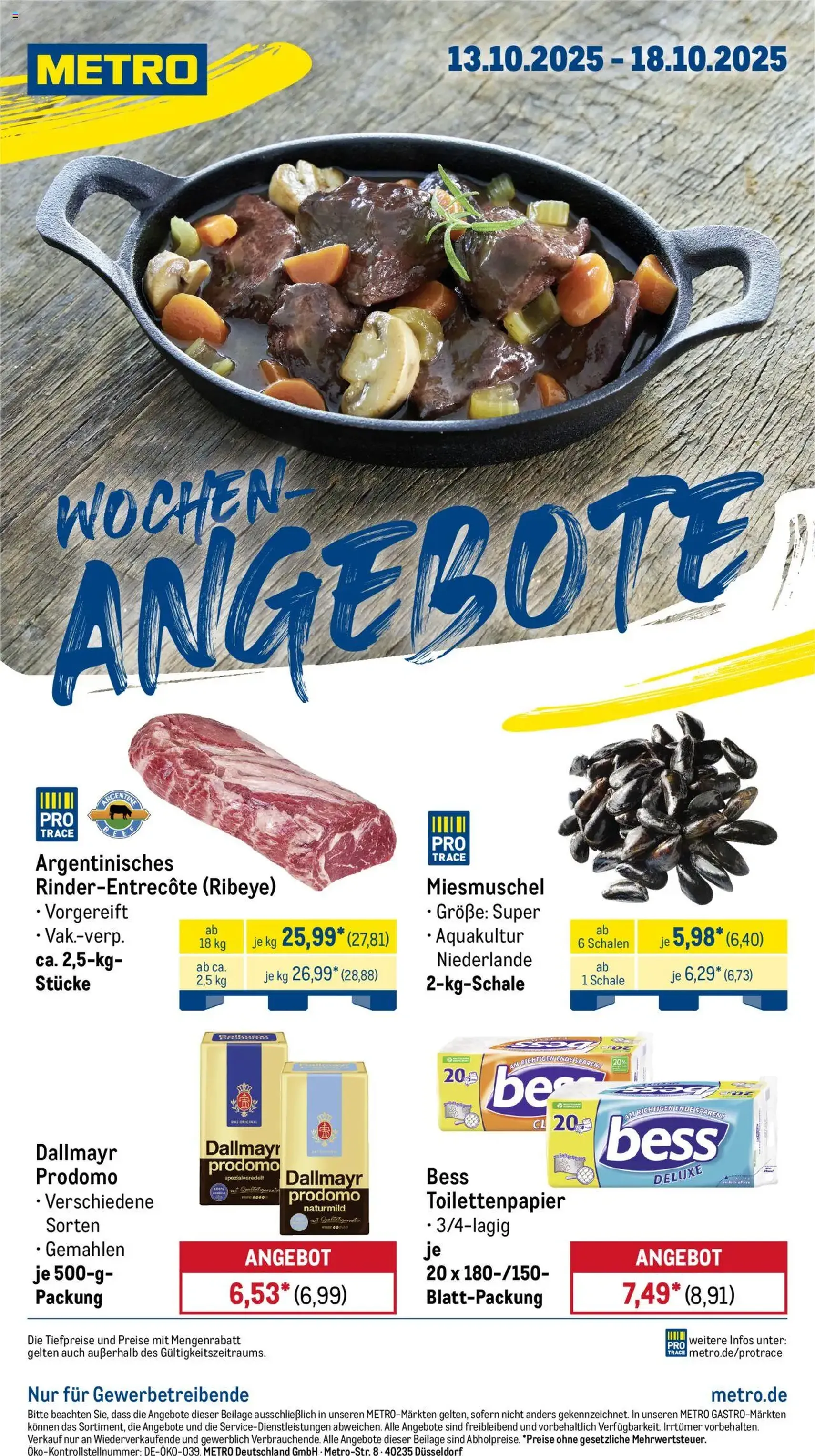 Metro Prospekt - Gültiger Prospekt ab 13.10.2025, Seite 1 von insgesamt 25