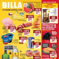 Billa Velký leták - náhled letáku platný od 22.07.2026