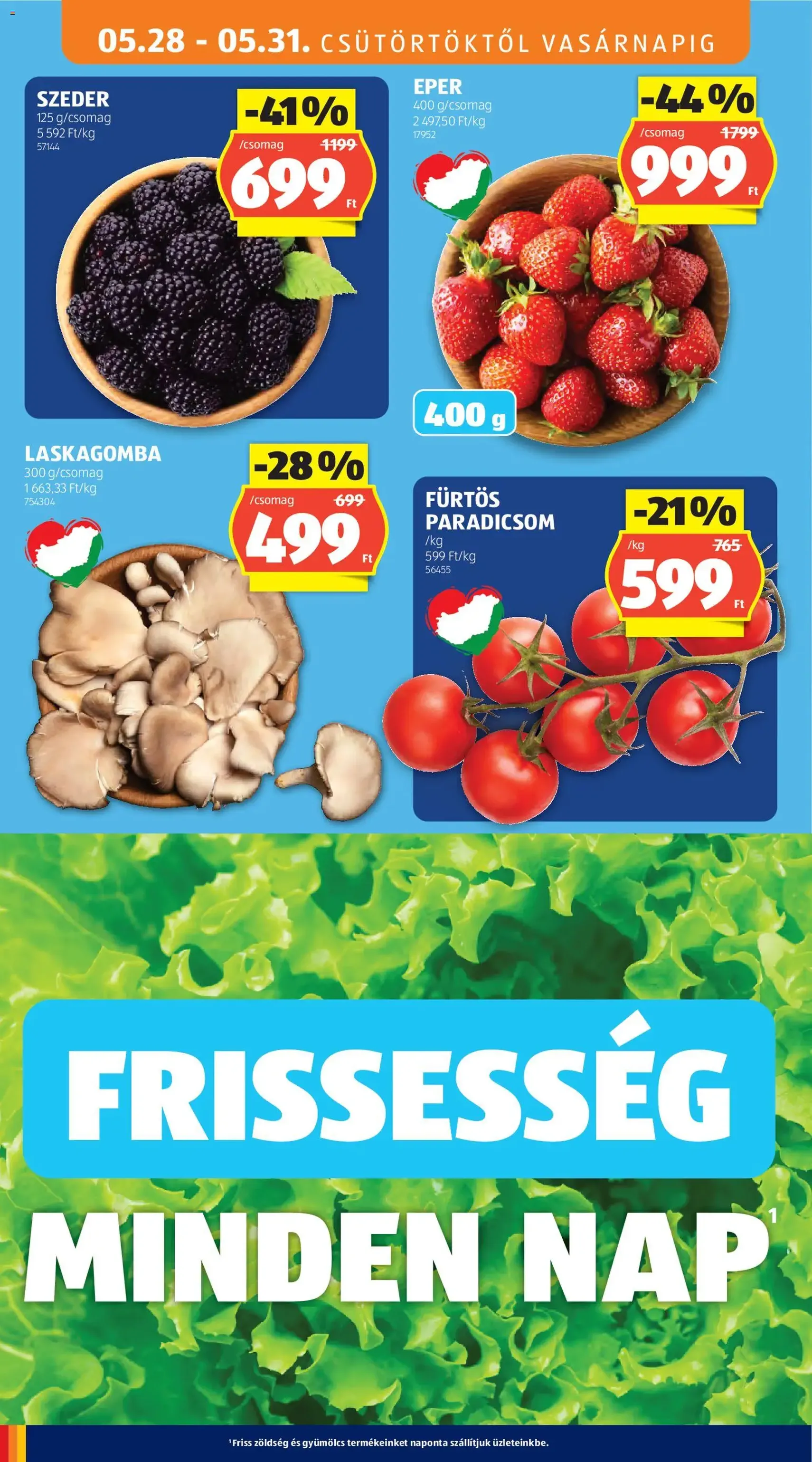 Aldi akciós újság - 2026.05.28. érvényes szórólap 10 oldal 60 oldalból