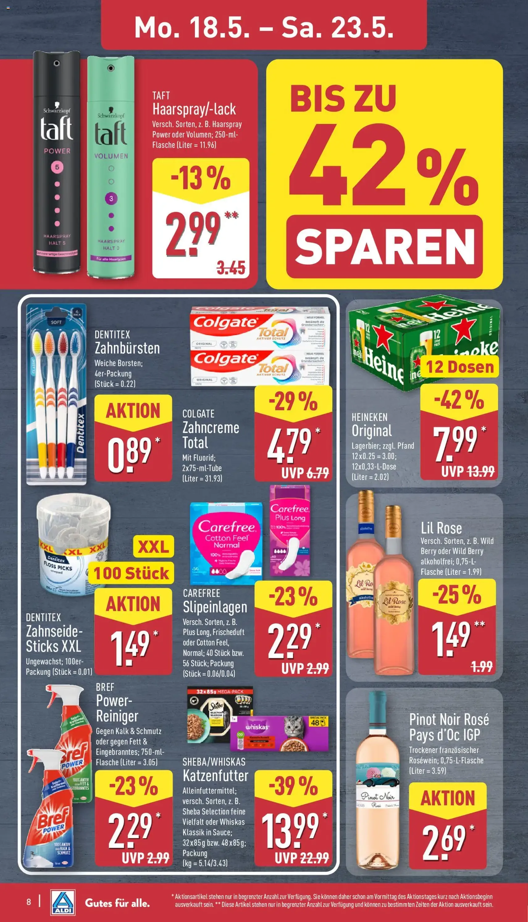 Aldi Prospekt - Gültiger Prospekt ab 18.05.2026, Seite 8 von insgesamt 44