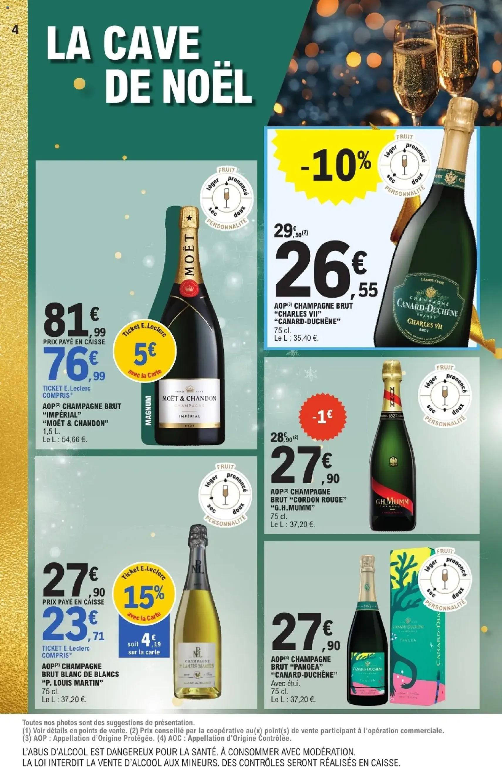 E.Leclerc catalogue semaine 51 - brochure valable à partir du 16/12/2025, page 4 sur 64