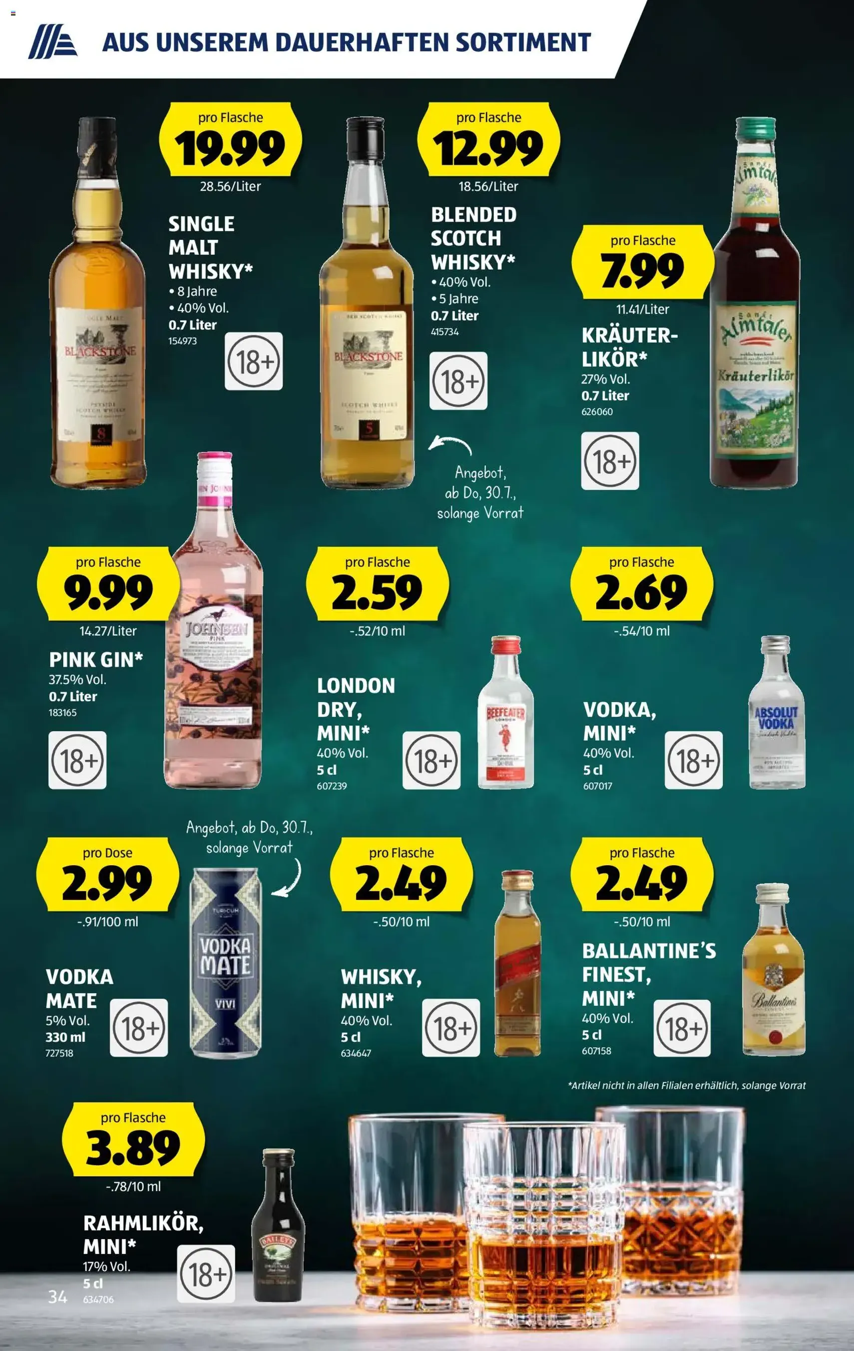 Aldi aktionen - Gültiger Prospekt ab 30.07.2026, Seite 34 von insgesamt 43