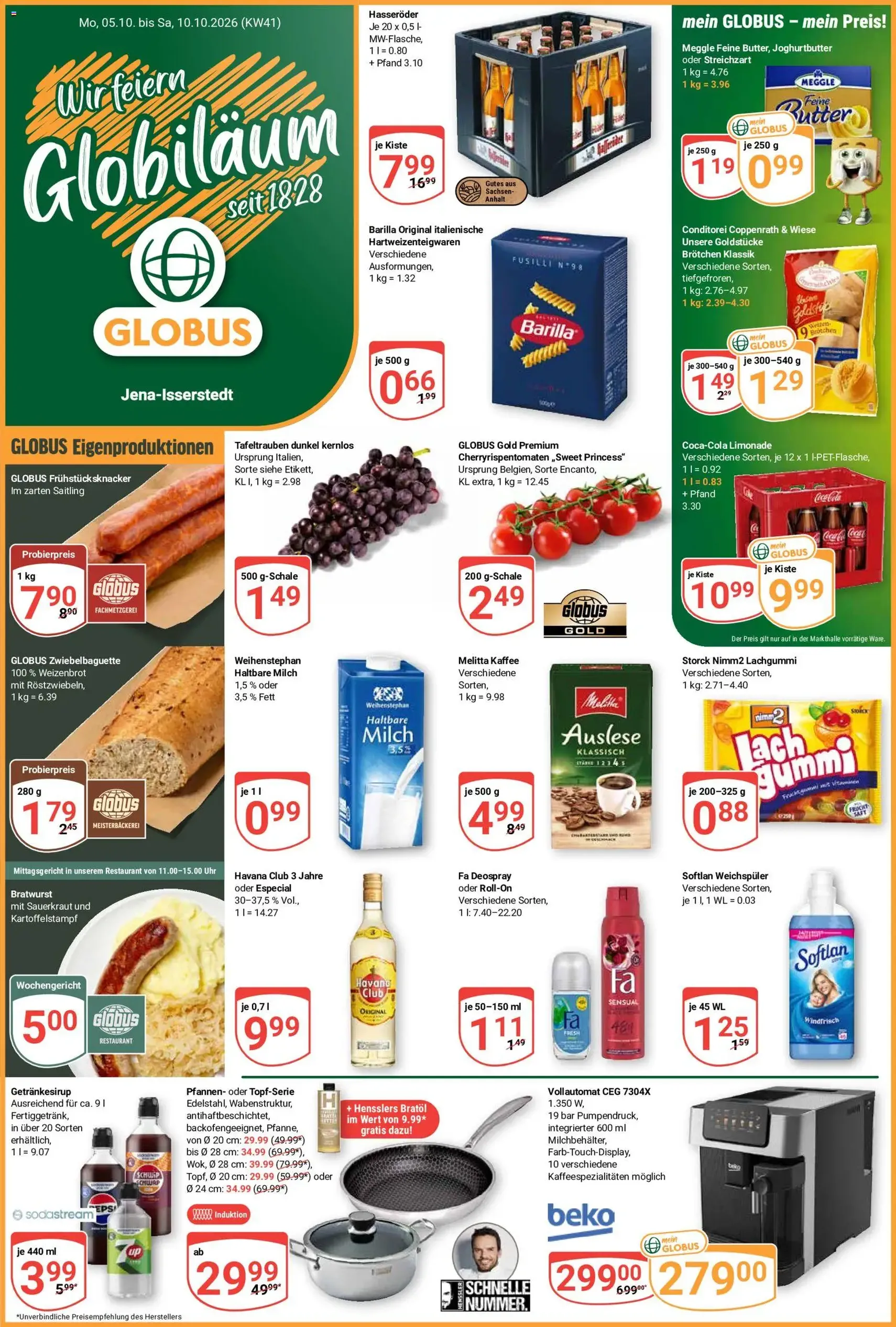 Globus Prospekt - Gültiger Prospekt ab 05.10.2026, Seite 3 von insgesamt 28