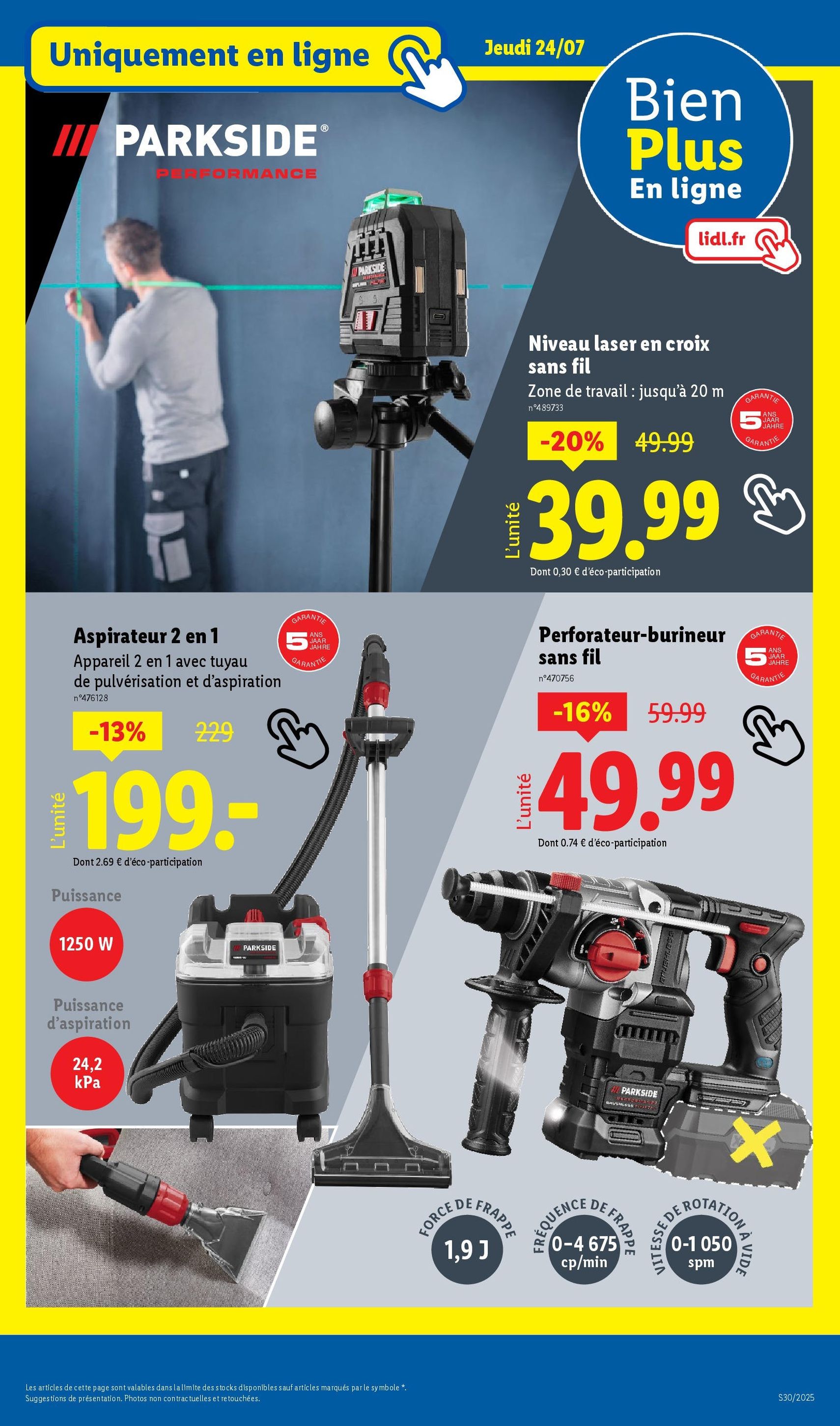 LIDL catalogue semaine 29 - brochure valable à partir du 24/07/2025, page 47 sur 73 LIDL catalogue semaine 29 - brochure valable à partir du 24/07/2025, page 47 sur 73