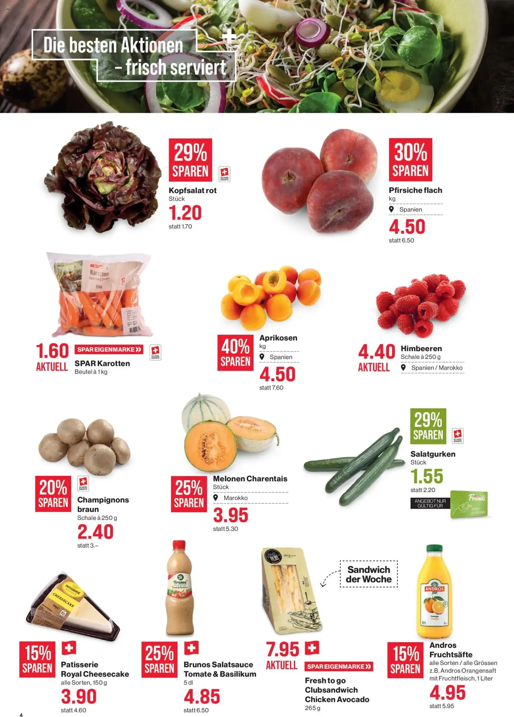 SPAR aktionen - Gültiger Prospekt ab 21.05.2026, Seite 4 von insgesamt 20