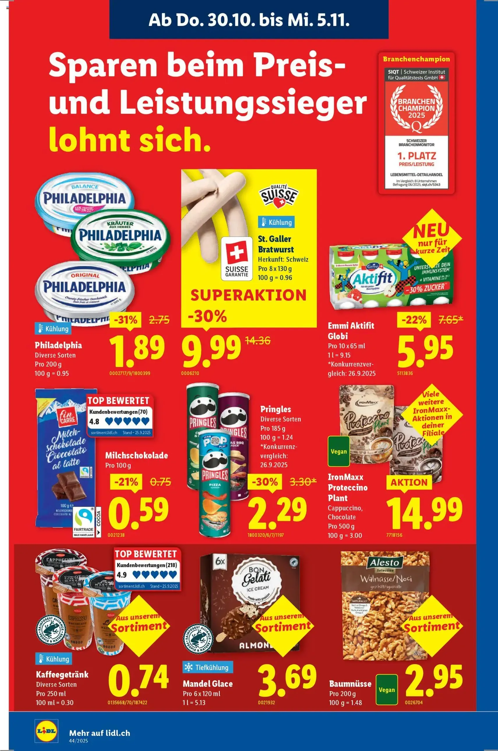 Lidl Aktionen - Gültiger Prospekt ab 30.10.2025, Seite 8 von insgesamt 32 Lidl Aktionen - Gültiger Prospekt ab 30.10.2025, Seite 8 von insgesamt 32