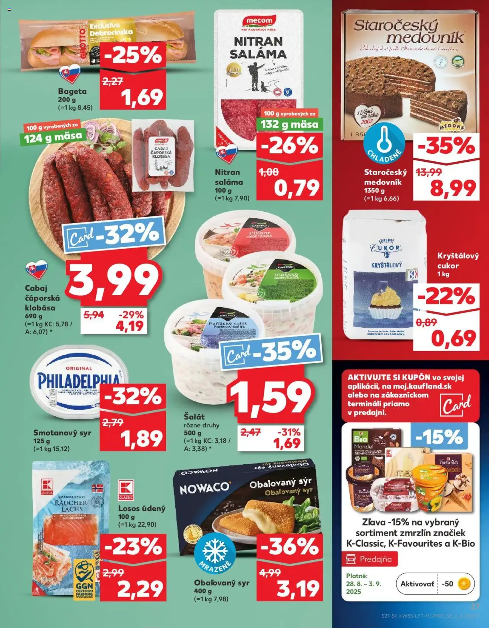 Kaufland Bratislava-Avion - platný leták od 28.08.2025 strana 27 z 80