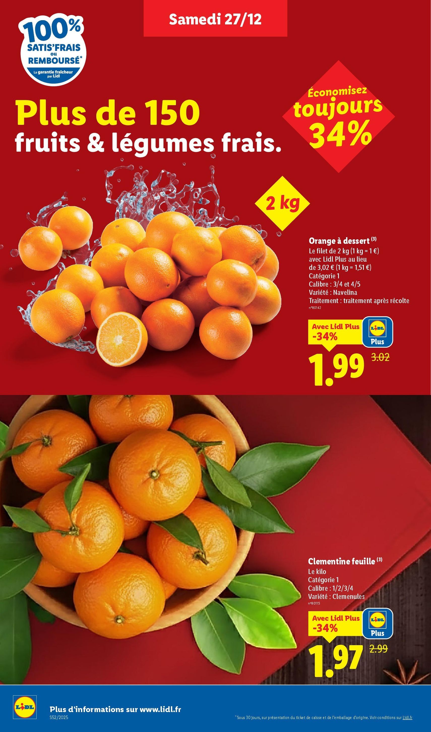 LIDL catalogue semaine 52 - brochure valable à partir du 27/12/2025, page 2 sur 84