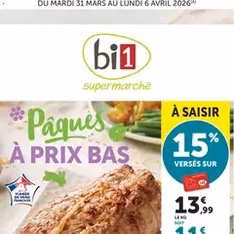 Bi1 catalogue - Prévisualisation du catalogue valable à partir du 31/03/2026
