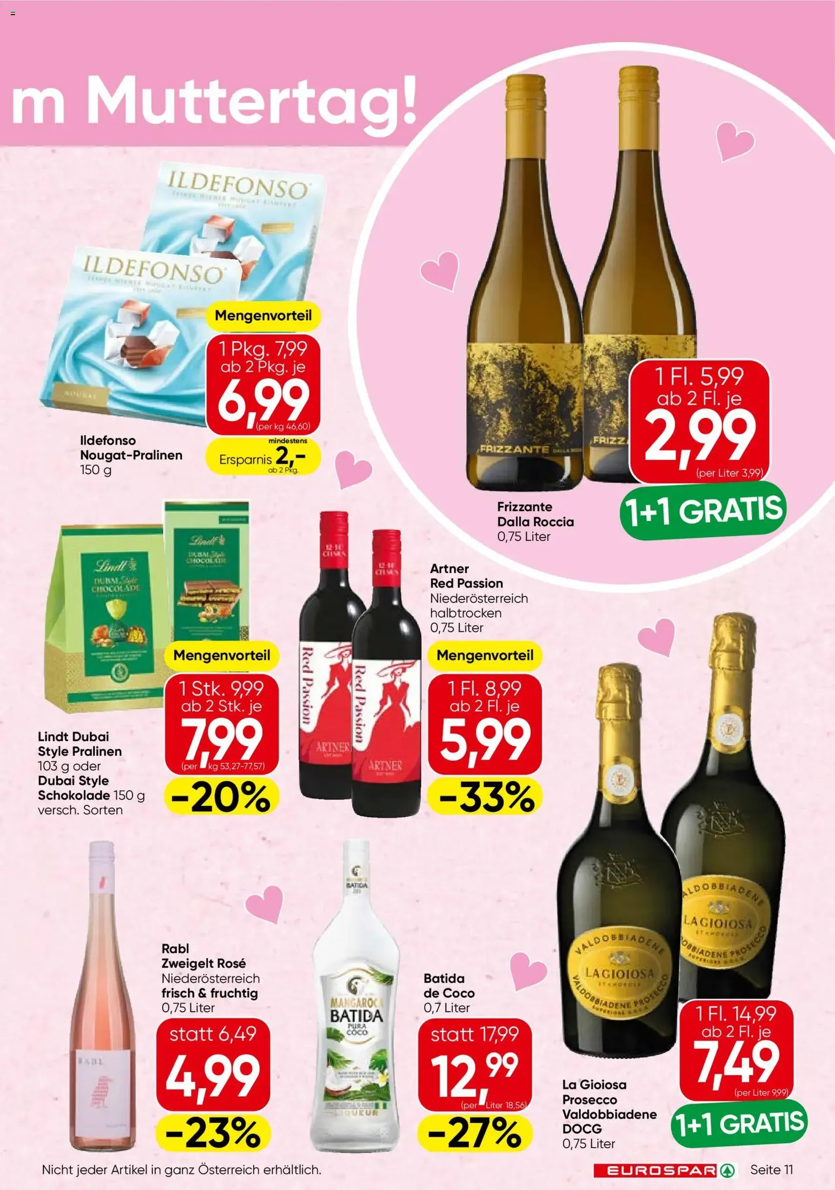 Eurospar Flugblatt - Gültiger Prospekt ab 23.04.2026, Seite 11 von insgesamt 16