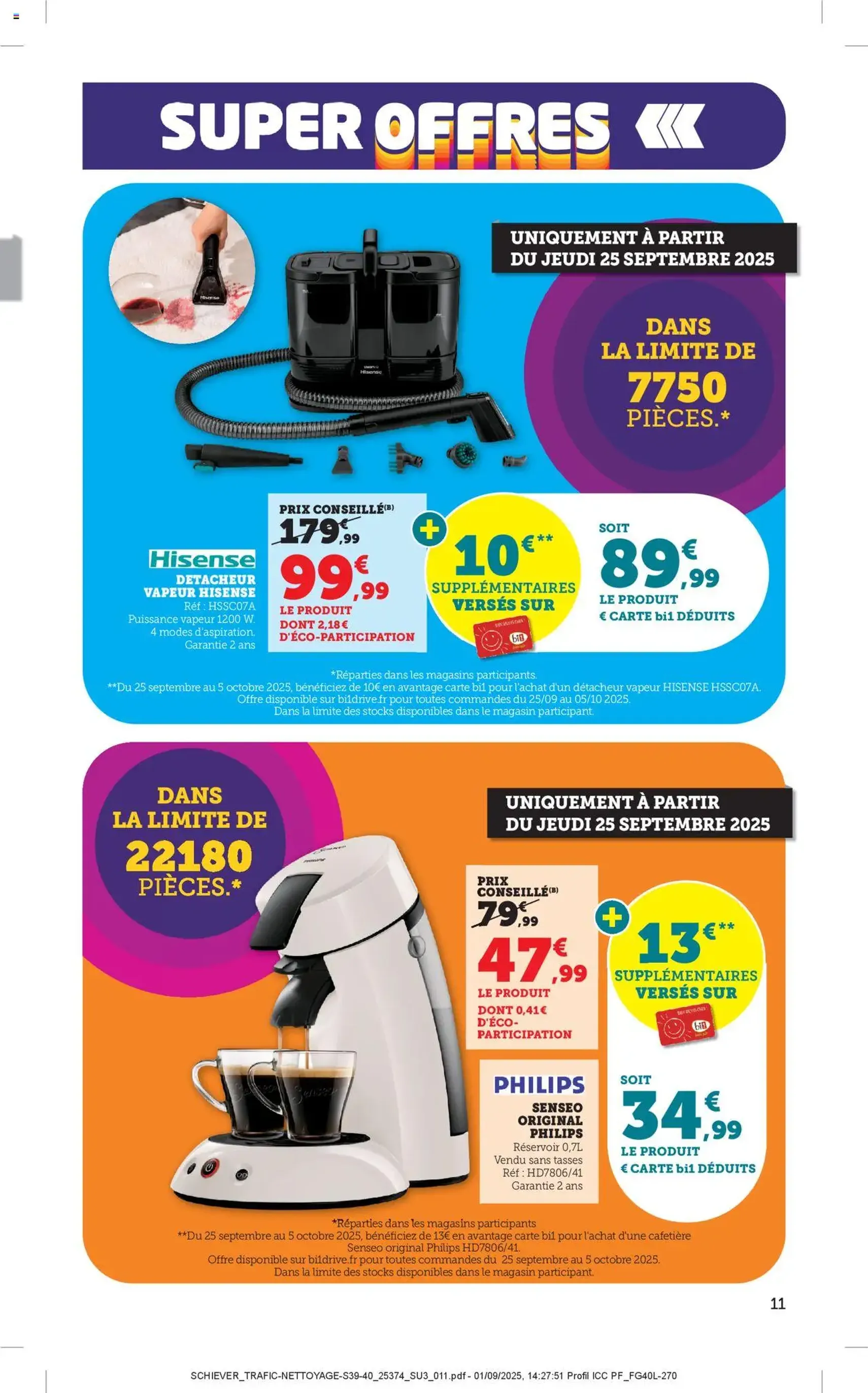 Bi1 catalogue - brochure valable à partir du 22/09/2025, page 11 sur 40