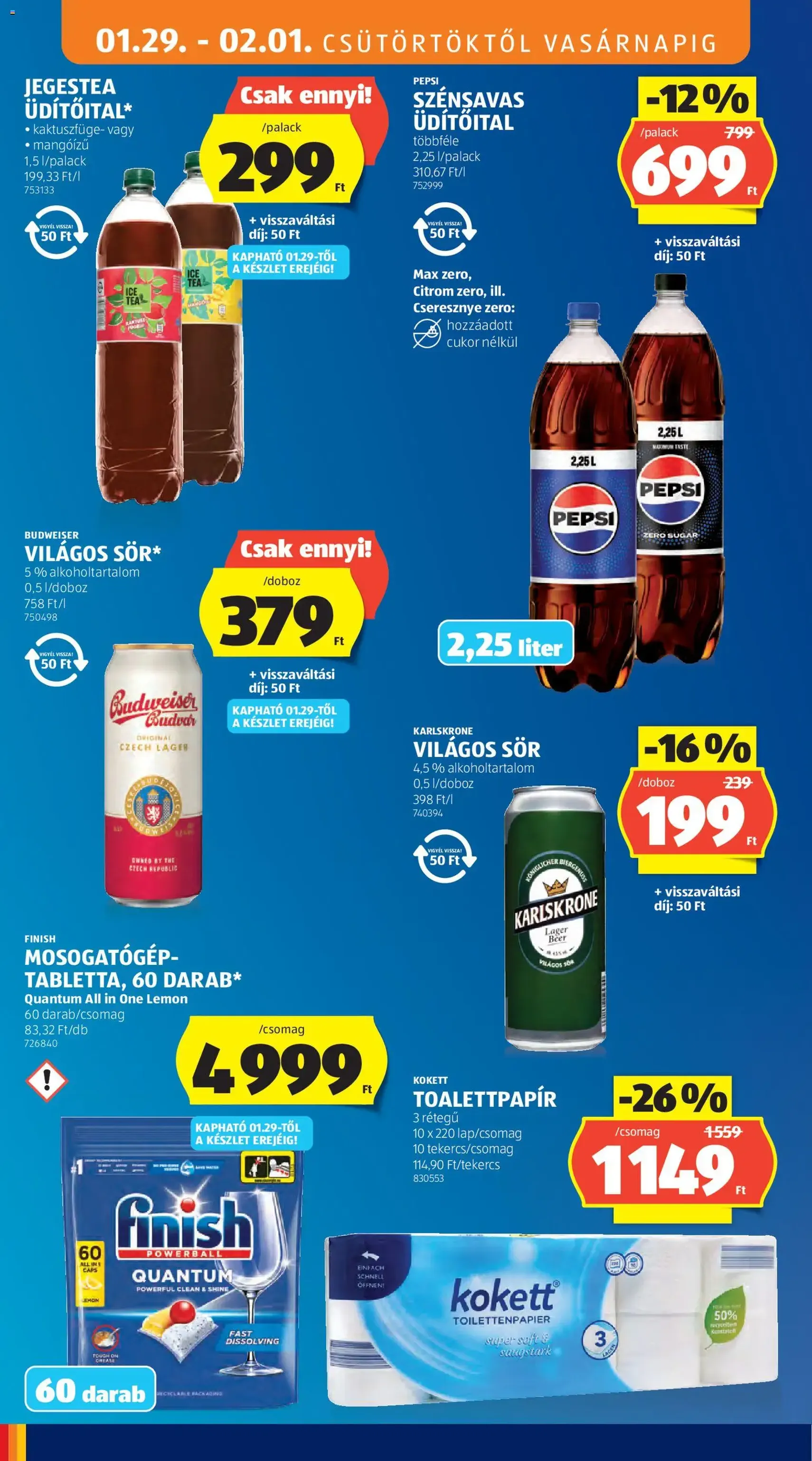 Aldi Akciós újság - 2026.01.29. érvényes szórólap 10 oldal 45 oldalból
