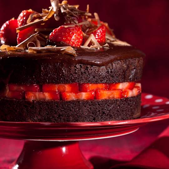 Anteprima ricetta Torta al Cioccolato e Fragole