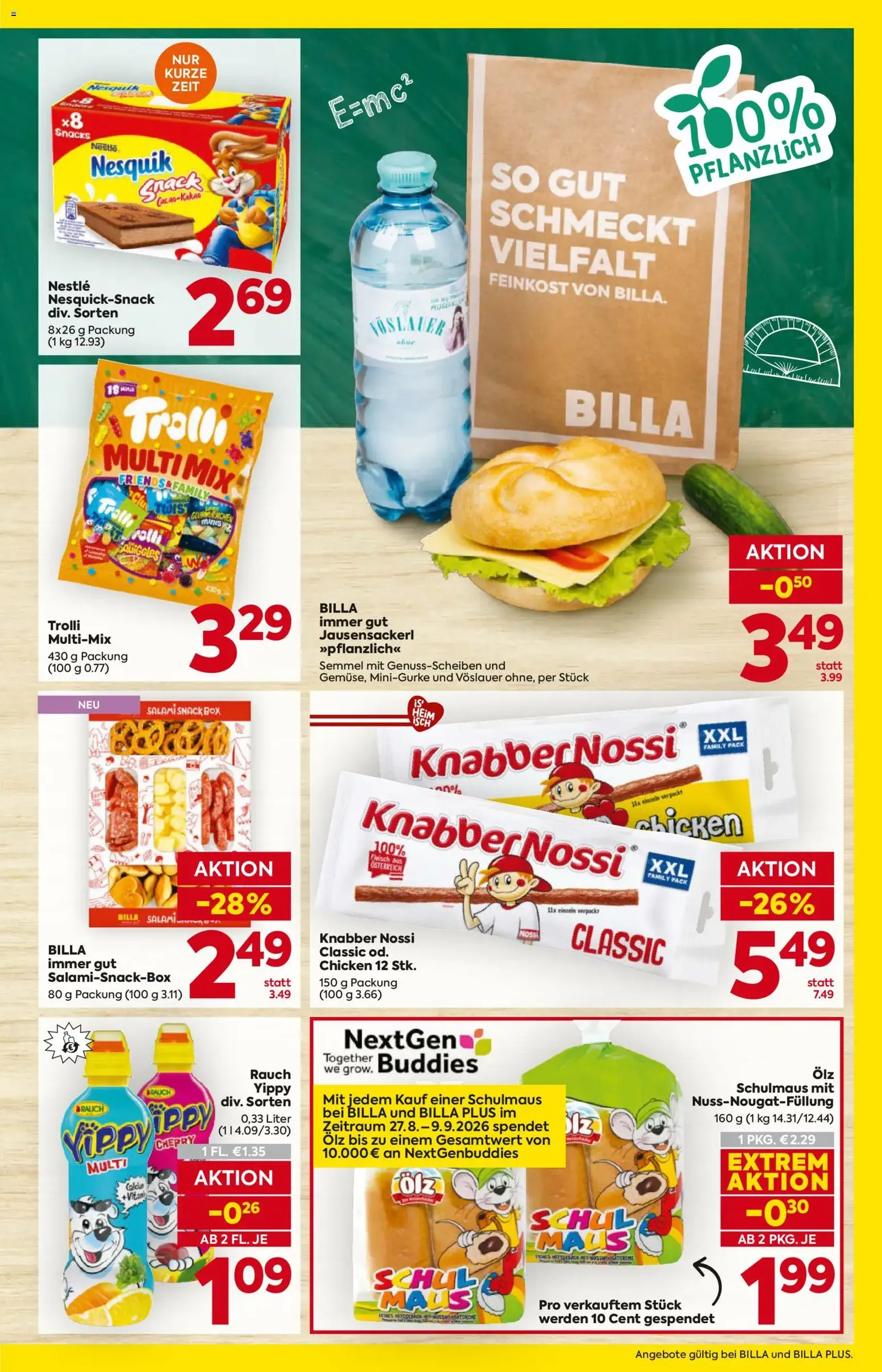 Billa - Flugblatt - Gültiger Prospekt ab 27.08.2026, Seite 7 von insgesamt 20
