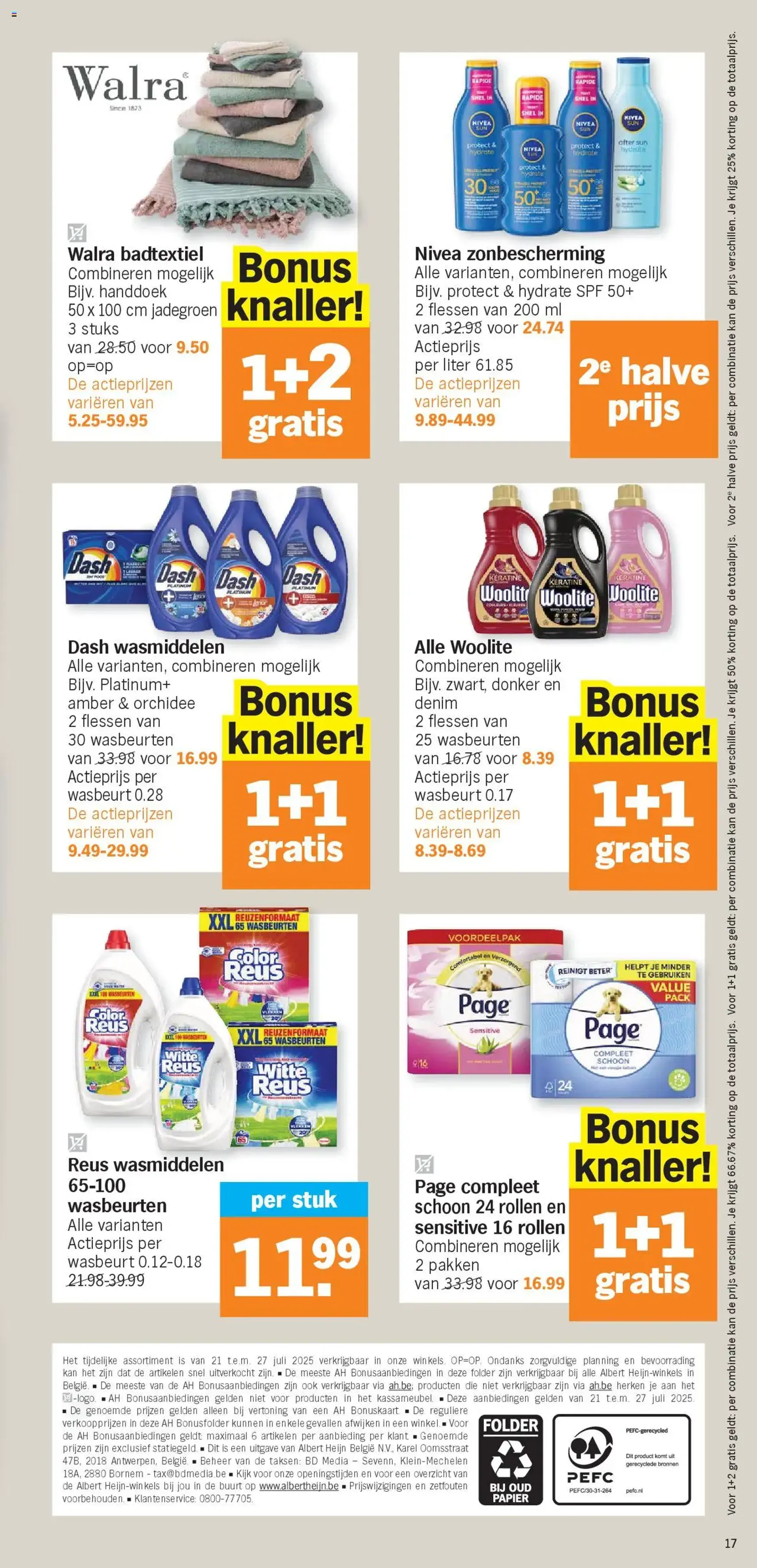 Albert Heijn folder week / de la semaine 30 - geldige folder vanaf 21/07/2025 pagina 17 van 18 Albert Heijn folder week / de la semaine 30 - geldige folder vanaf 21/07/2025 pagina 17 van 18