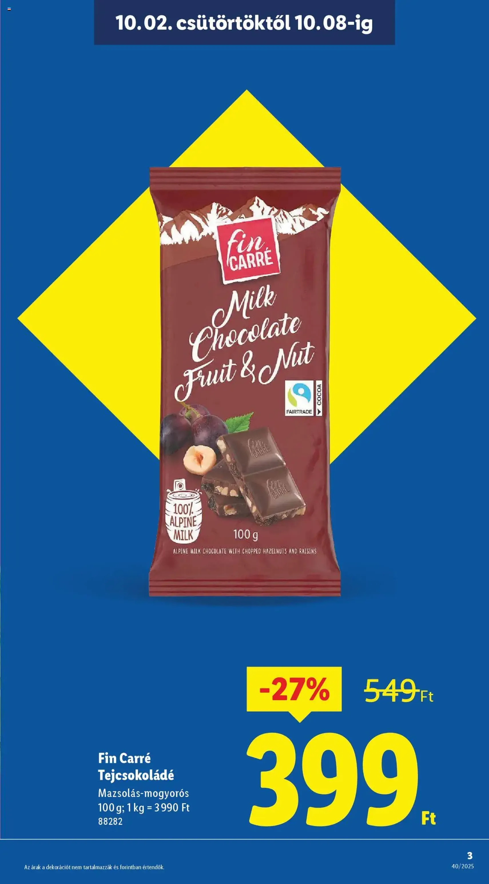 Lidl Akciós újság - 2025.10.02. érvényes szórólap 3 oldal 76 oldalból Lidl Akciós újság - 2025.10.02. érvényes szórólap 3 oldal 76 oldalból