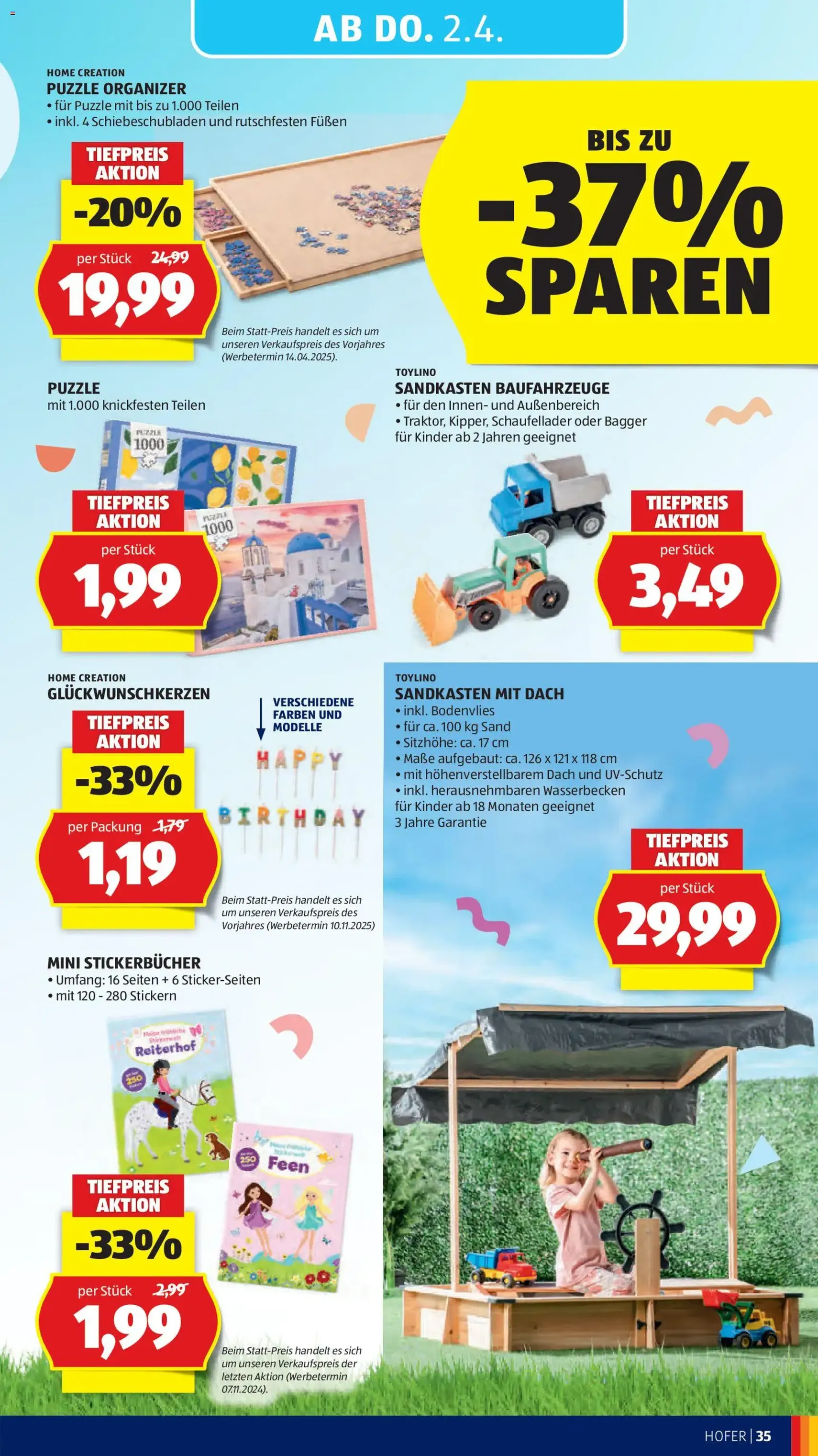 Hofer Flugblatt - Gültiger Prospekt ab 27.03.2026, Seite 41 von insgesamt 46