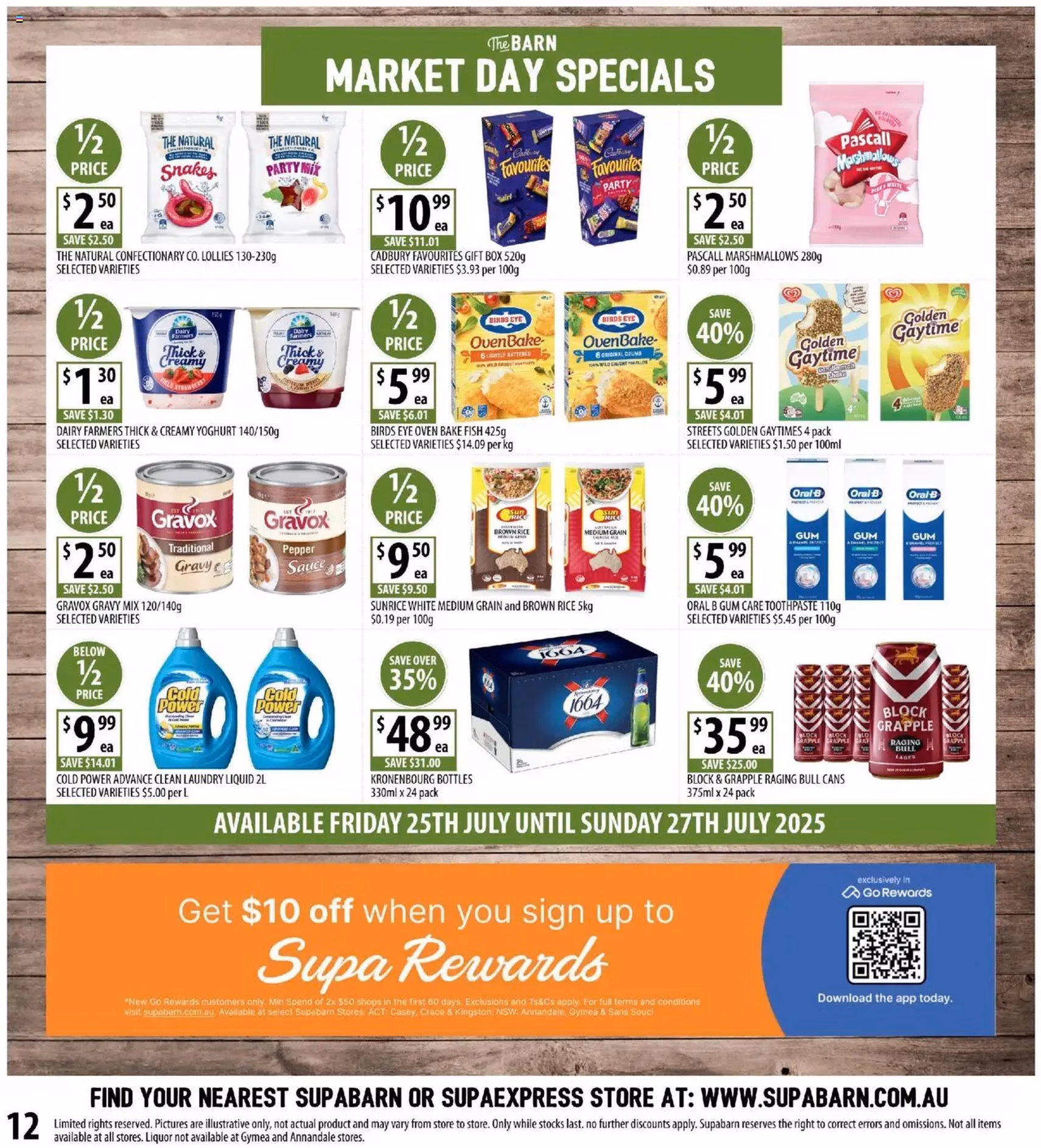 Supabarn Catalogue - valid flyer from 23/07/2025, page 12 of 12 Supabarn Catalogue - valid flyer from 23/07/2025, page 12 of 12