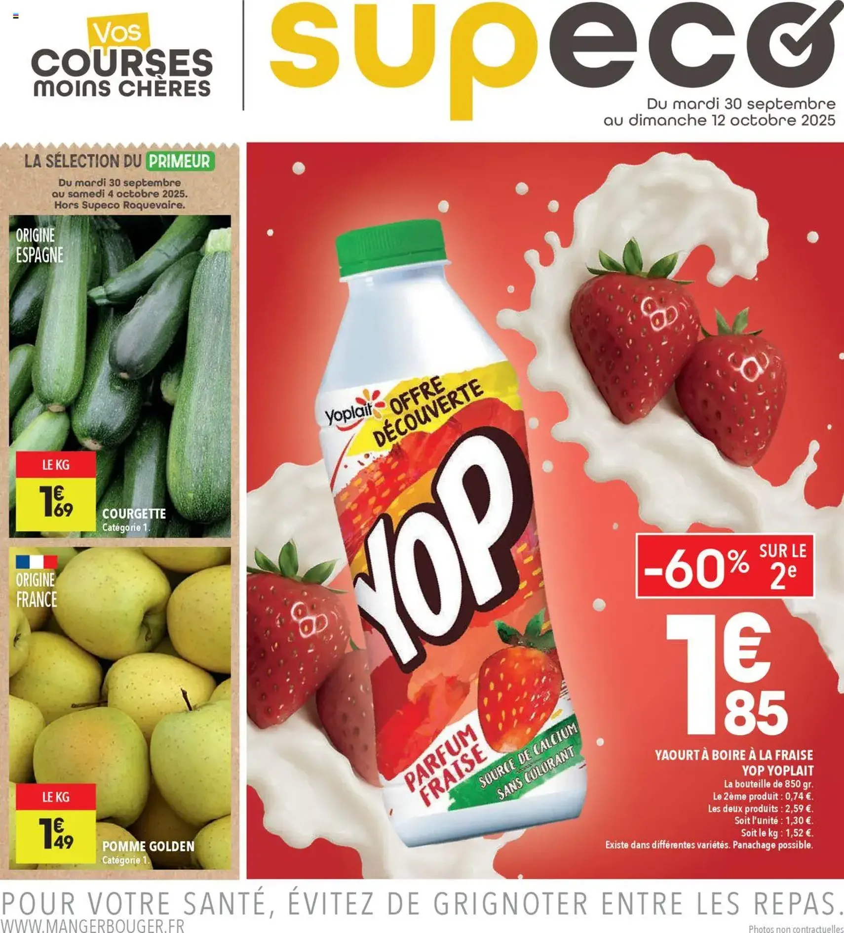 Supeco catalogue - brochure valable à partir du 30/09/2025, page 1 sur 4
