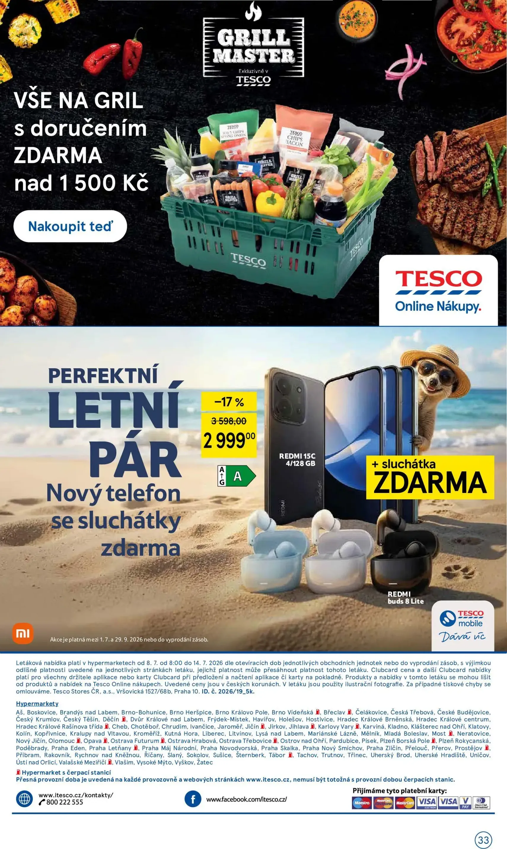 Tesco leták - Hypermarket - platný leták od 08.07.2026 strana 33 z 36