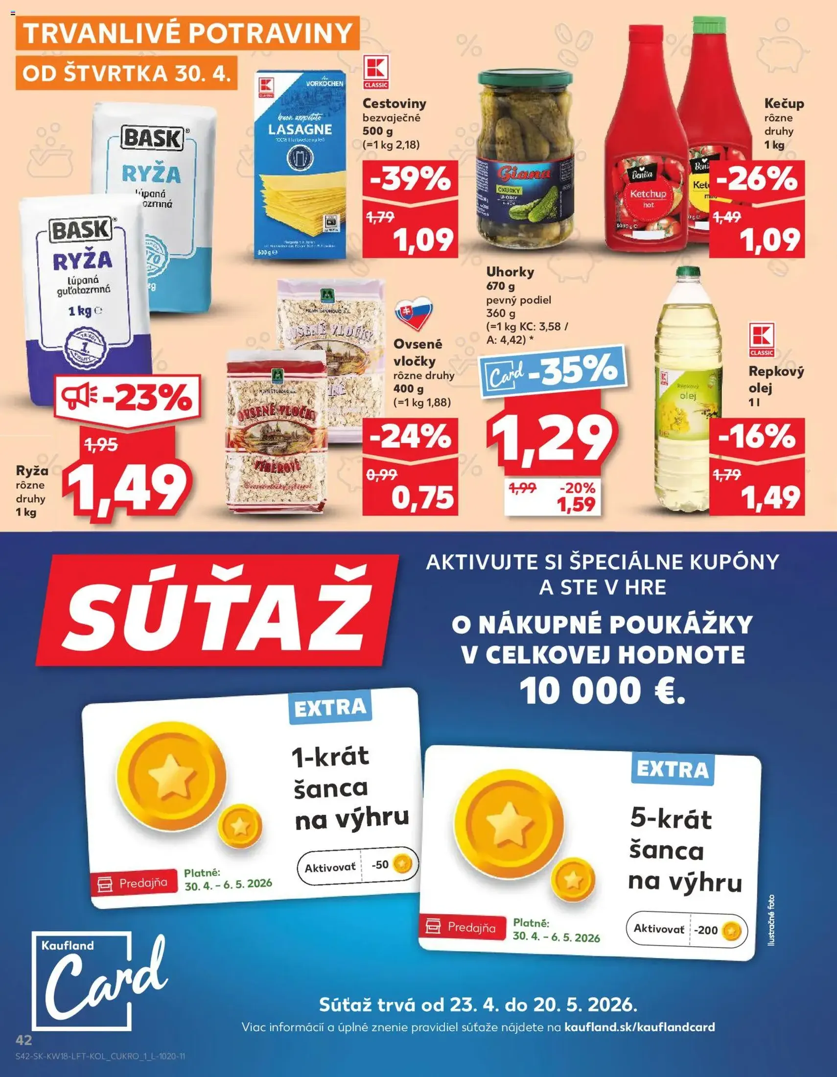 Kaufland leták - platný leták od 30.04.2026 strana 42 z 72