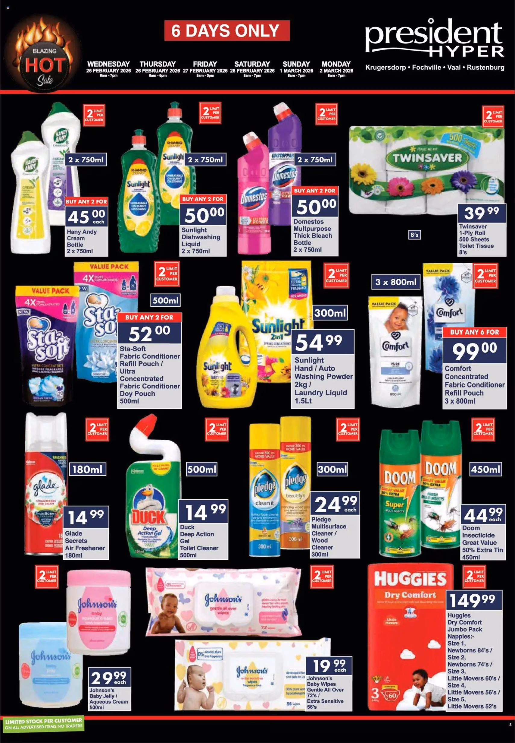 President Hyper Specials - valid flyer from 25/02/2026, page 8 of 9