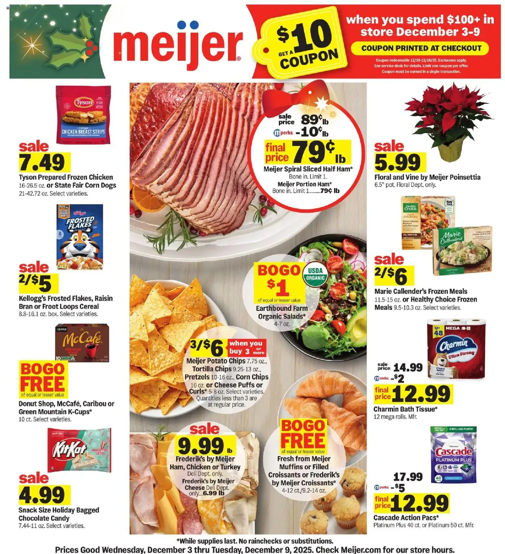 Meijer Weekly Ad - valid flyer from 12/03/2025, page 1 of 39