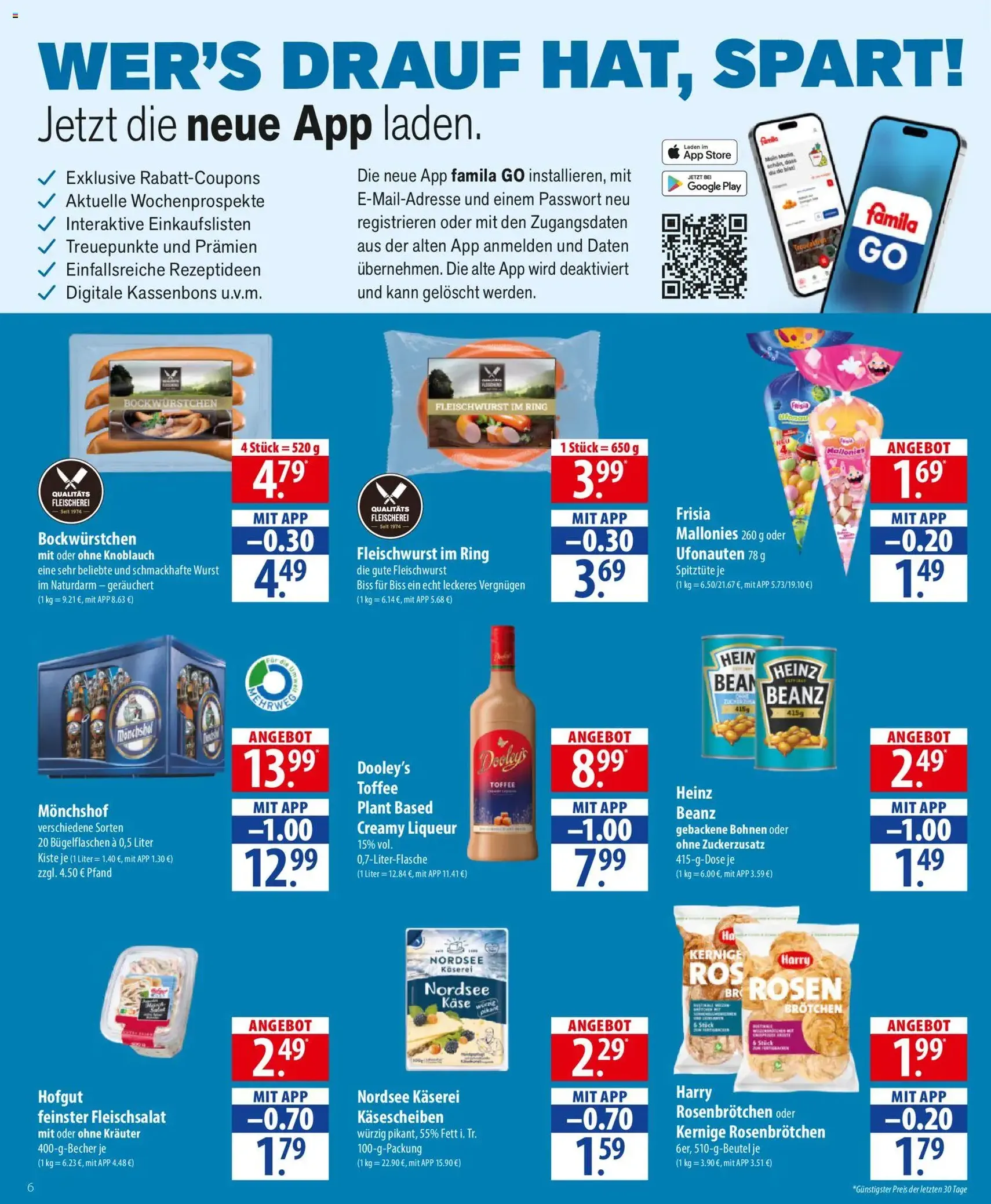 Famila Prospekt - Gültiger Prospekt ab 09.02.2026, Seite 6 von insgesamt 28