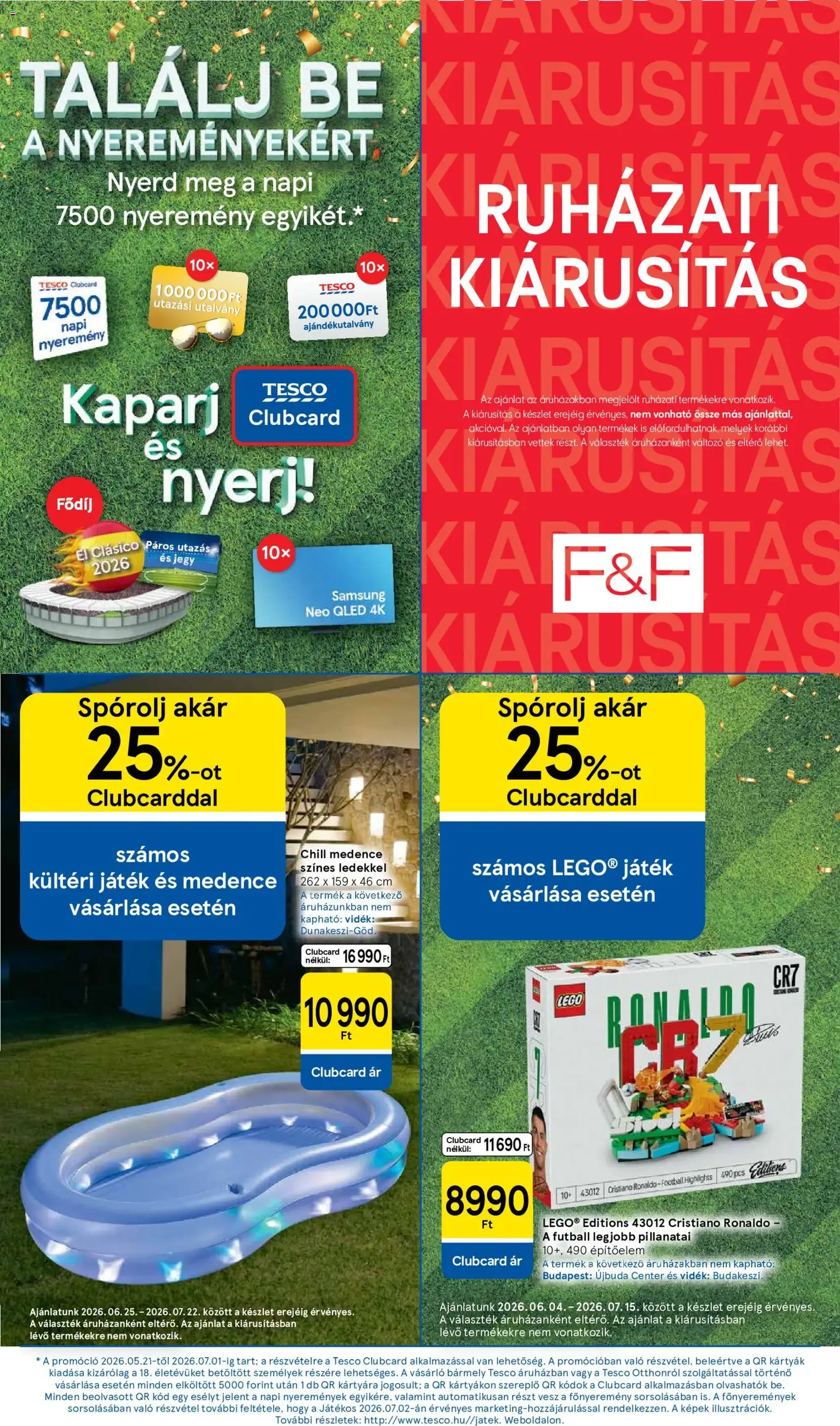 Tesco aktuális akciós újság - 2026.06.25. érvényes szórólap 16 oldal 30 oldalból