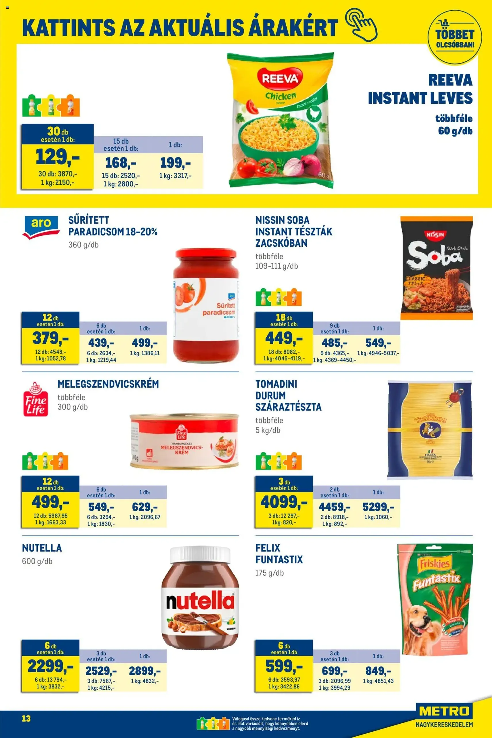 Metro - Élelmiszer és Szezonális katalógus 2026/02 - 2026.02.01. érvényes szórólap 13 oldal 41 oldalból