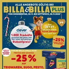 Billa Flugblatt - Prospekt Vorschau gültig ab 20.11.2025