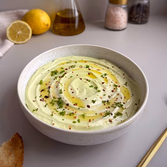 Náhled receptu Avokadový dip s ricottou