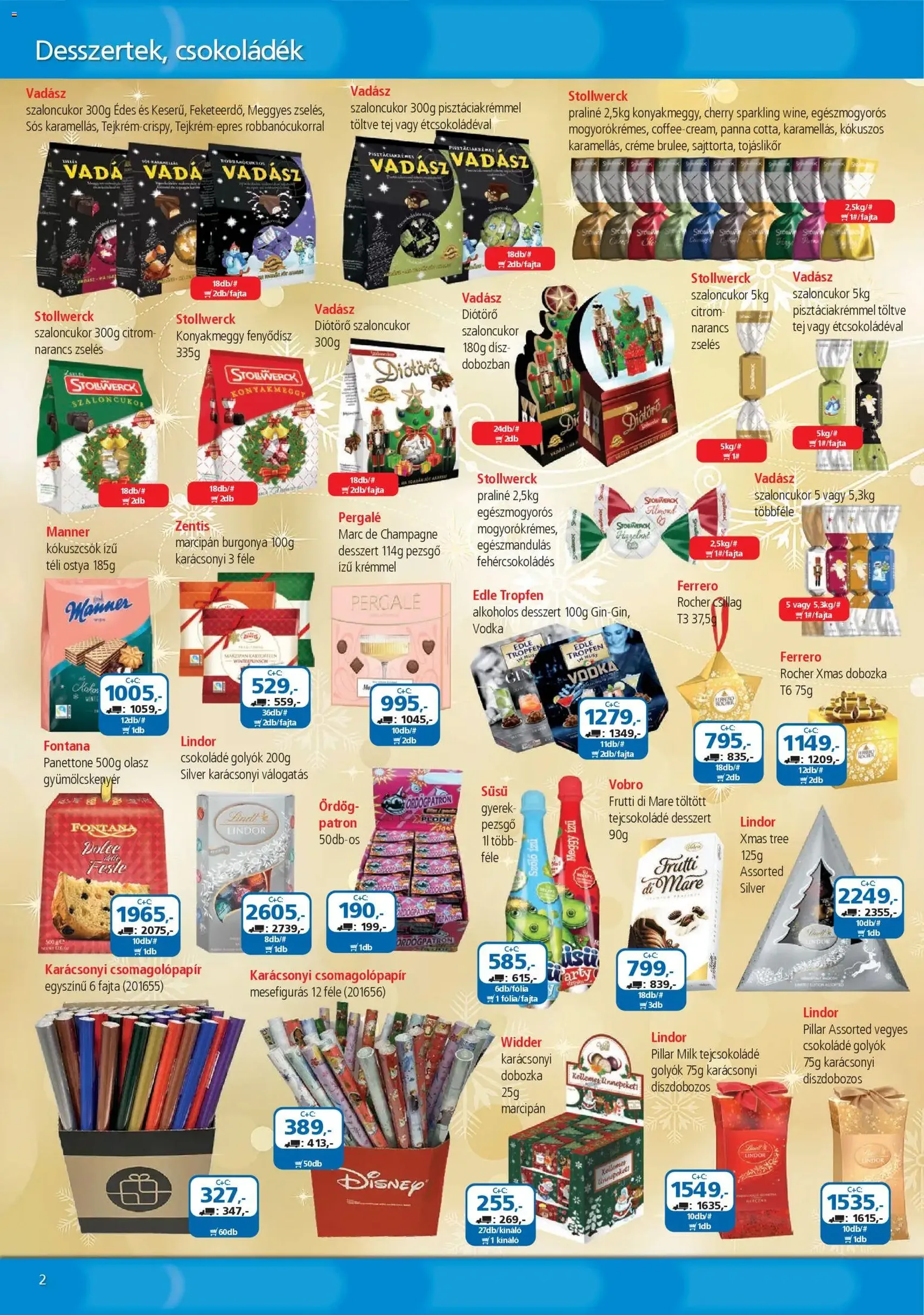 ÁRKLUB Akciós újság - 2025.12.01. érvényes szórólap 2 oldal 32 oldalból