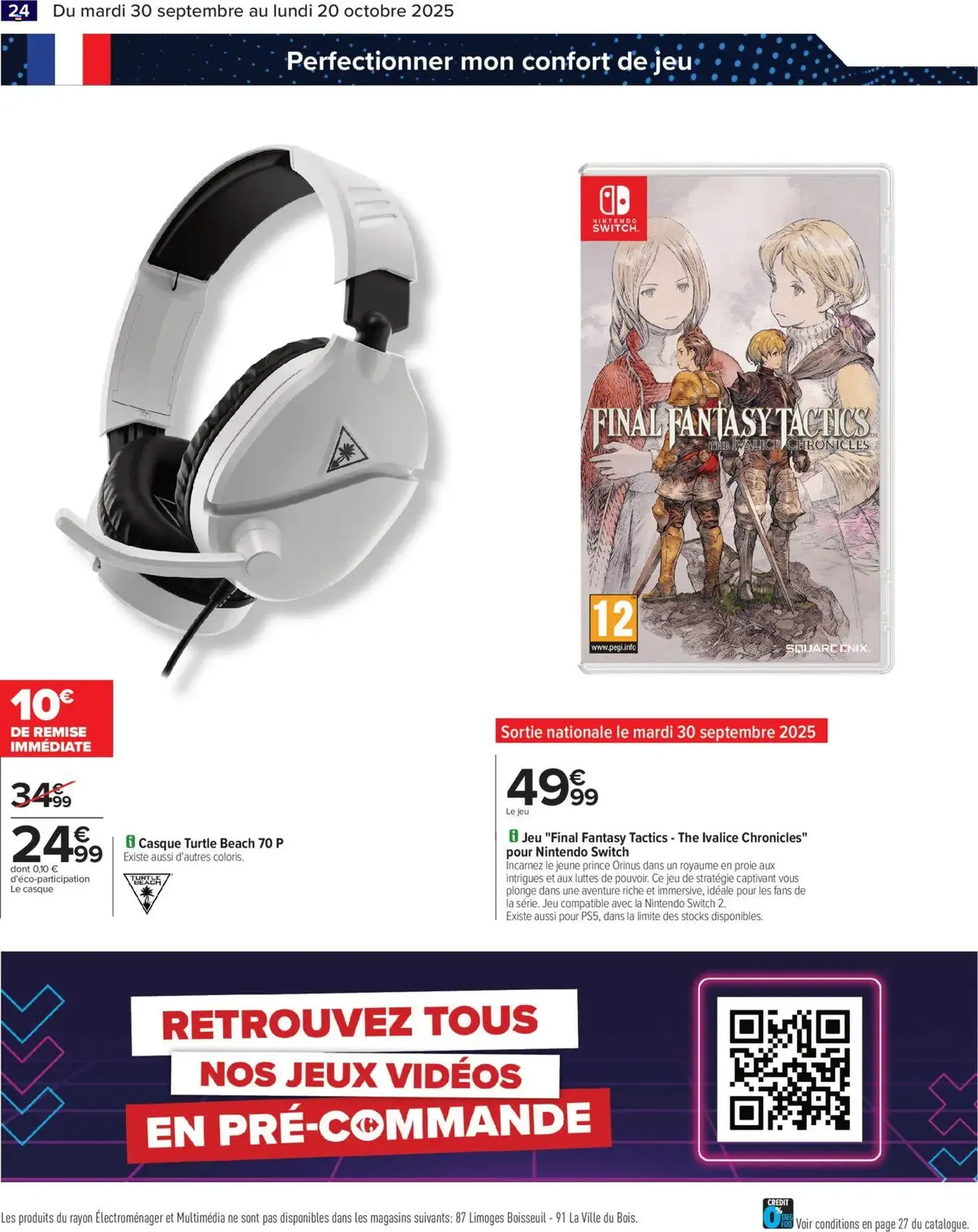 Carrefour catalogue french days faites entrer les bonnes affaires ! - brochure valable à partir du 30/09/2025, page 26 sur 30