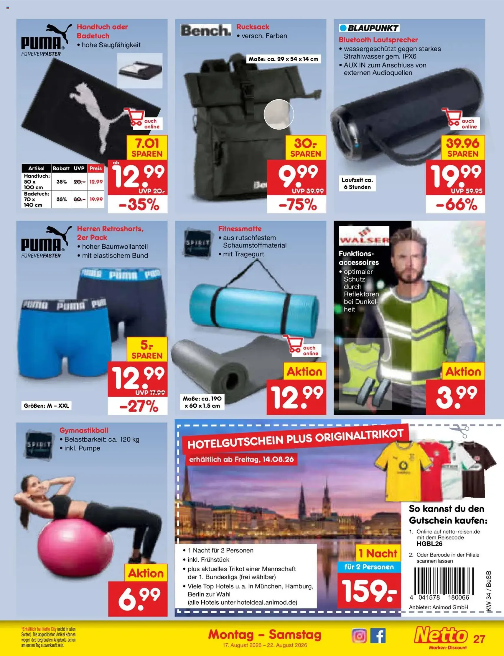 Netto Marken-Discount Prospekt - Gültiger Prospekt ab 17.08.2026, Seite 37 von insgesamt 65