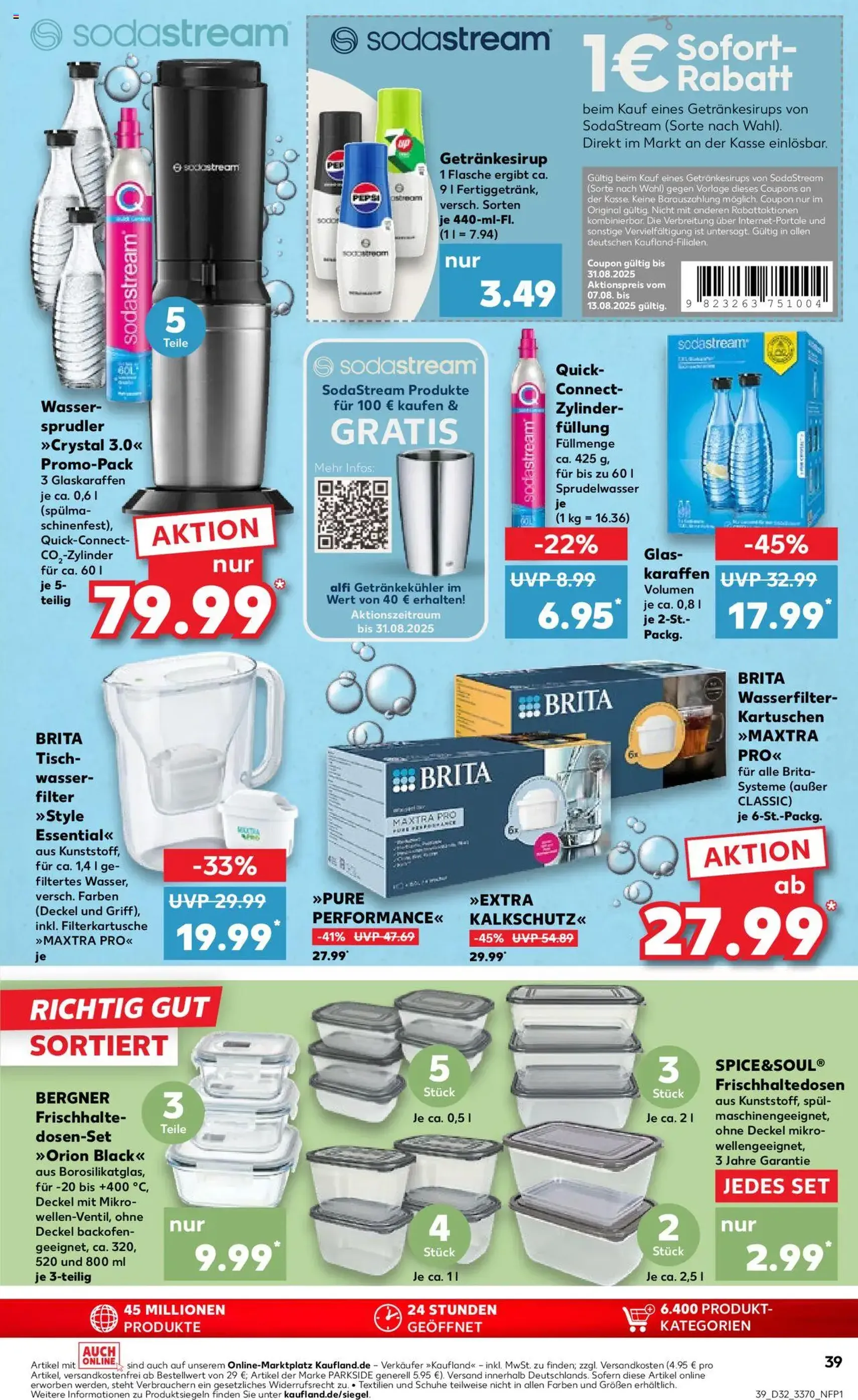 Kaufland Prospekt - Gültiger Prospekt ab 07.08.2025, Seite 39 von insgesamt 60 Kaufland Prospekt - Gültiger Prospekt ab 07.08.2025, Seite 39 von insgesamt 60