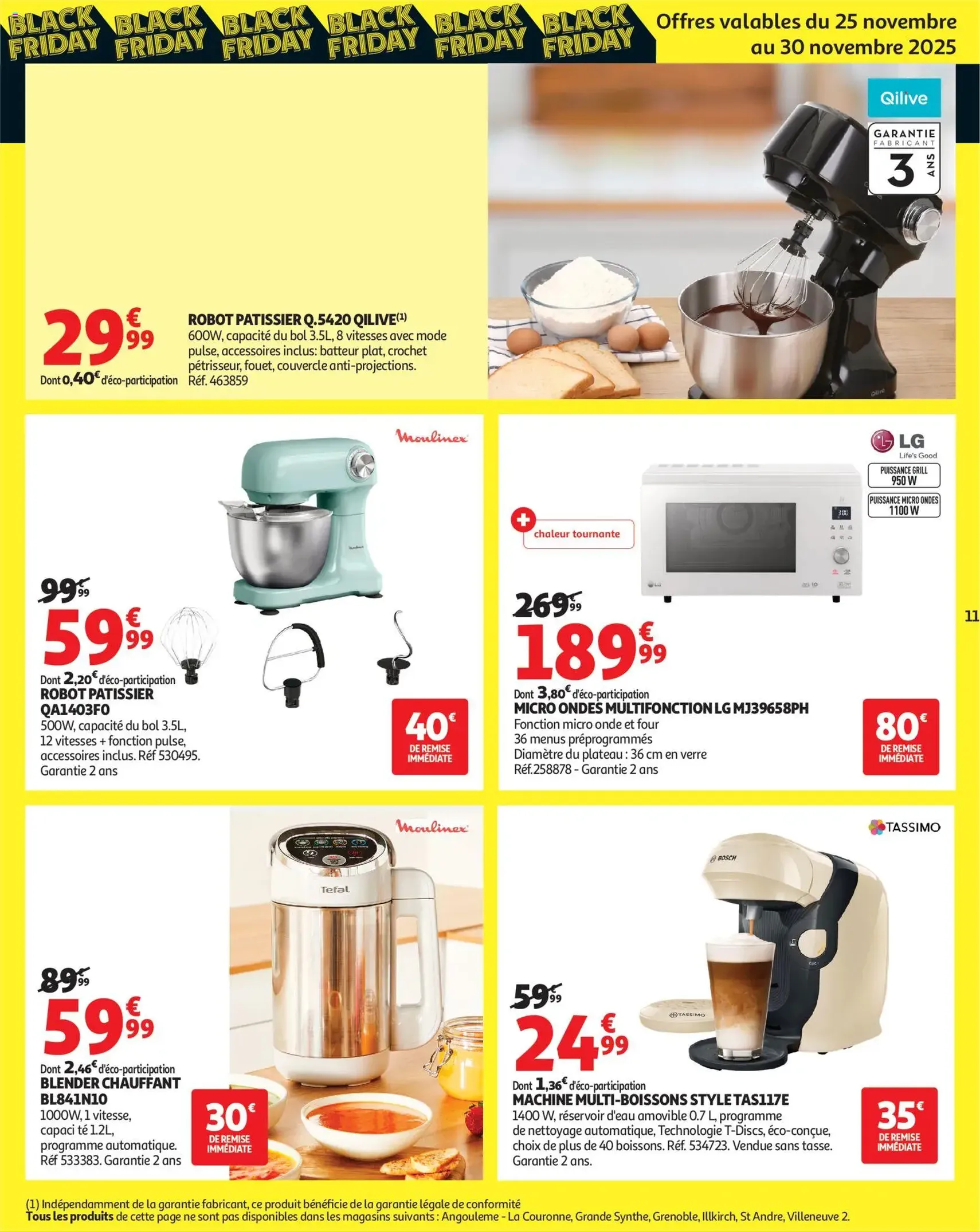 Auchan Black Friday - brochure valable à partir du 25/11/2025, page 11 sur 28