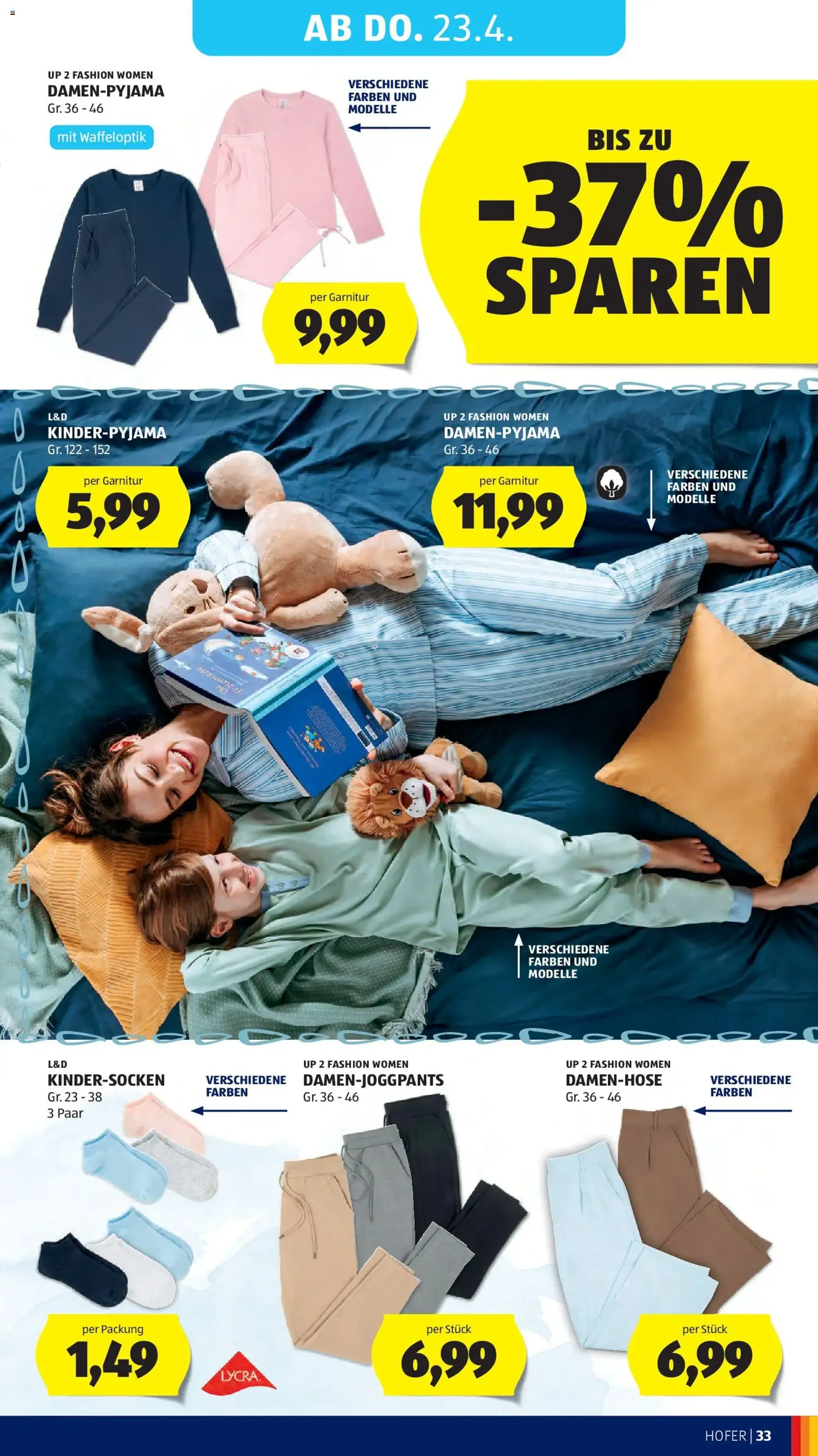 Hofer Flugblatt - Gültiger Prospekt ab 20.04.2026, Seite 37 von insgesamt 45