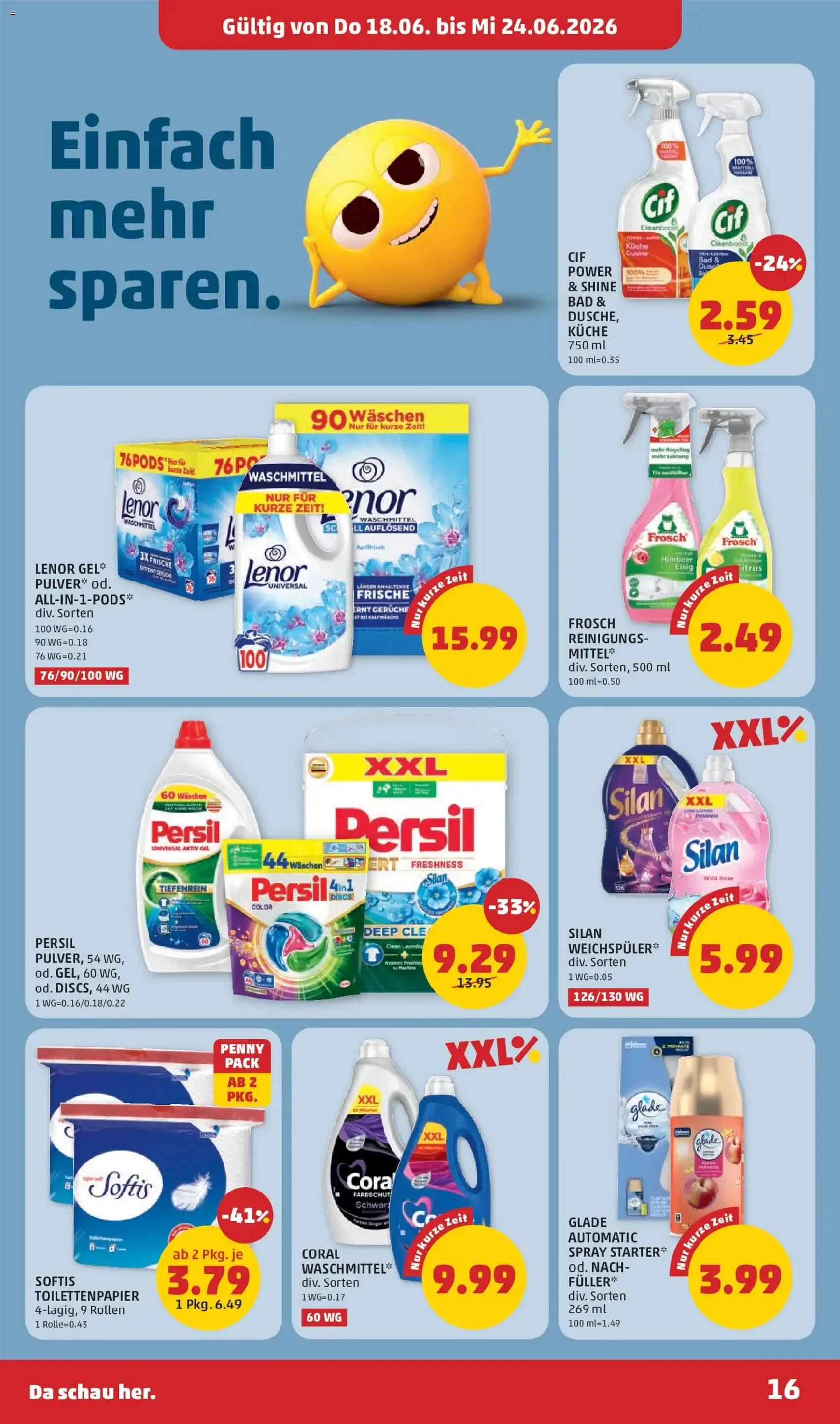 Penny Markt Schmankerl Post - Gültiger Prospekt ab 18.06.2026, Seite 16 von insgesamt 32