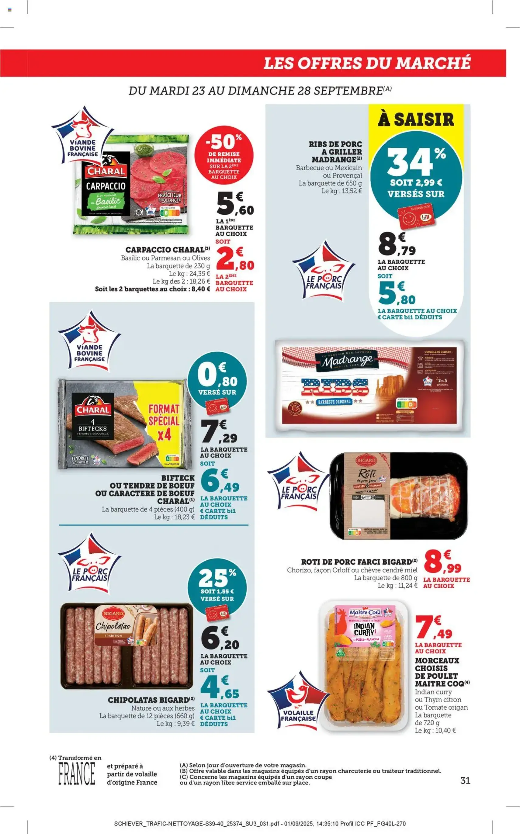 Bi1 catalogue - brochure valable à partir du 22/09/2025, page 31 sur 40