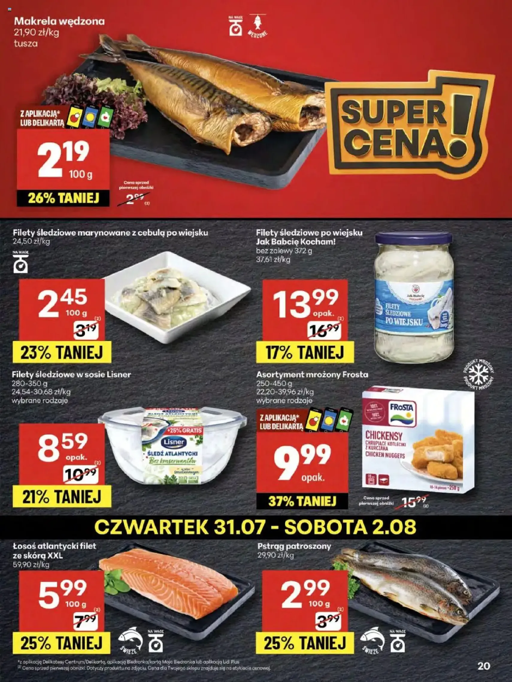 Delikatesy Centrum Gazetka - ważny gazetka od 31.07.2025 strona 20 z 52 Delikatesy Centrum Gazetka - ważny gazetka od 31.07.2025 strona 20 z 52